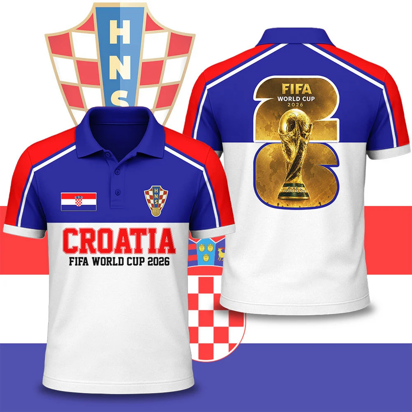 Premium Croatia WC26 National Pride Edition Polo DATND TANTD 030626