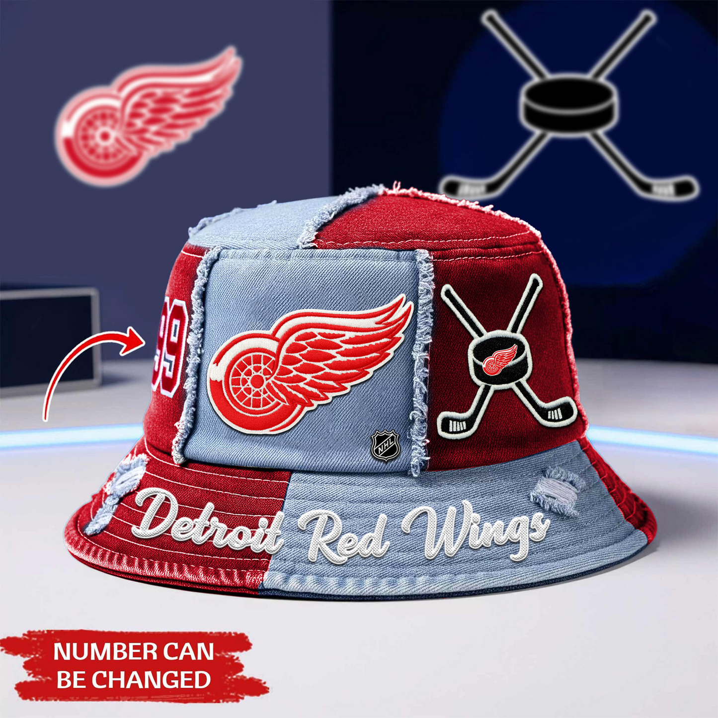 Premium DET x NHL Bucket Hat DATND TANTD 080526