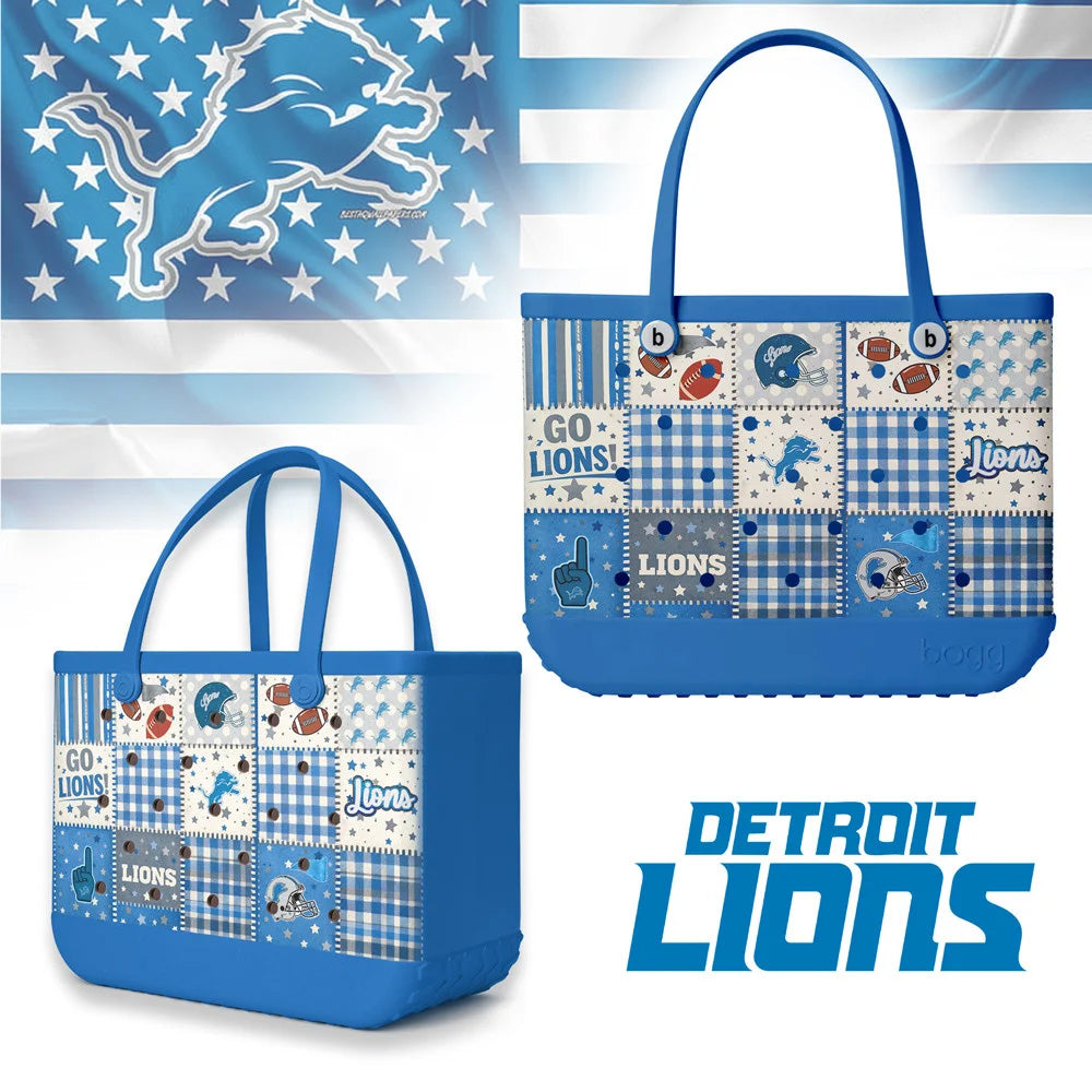 Premium NFL X DL Patchwork Design Beach Tote Bag NDT NTN