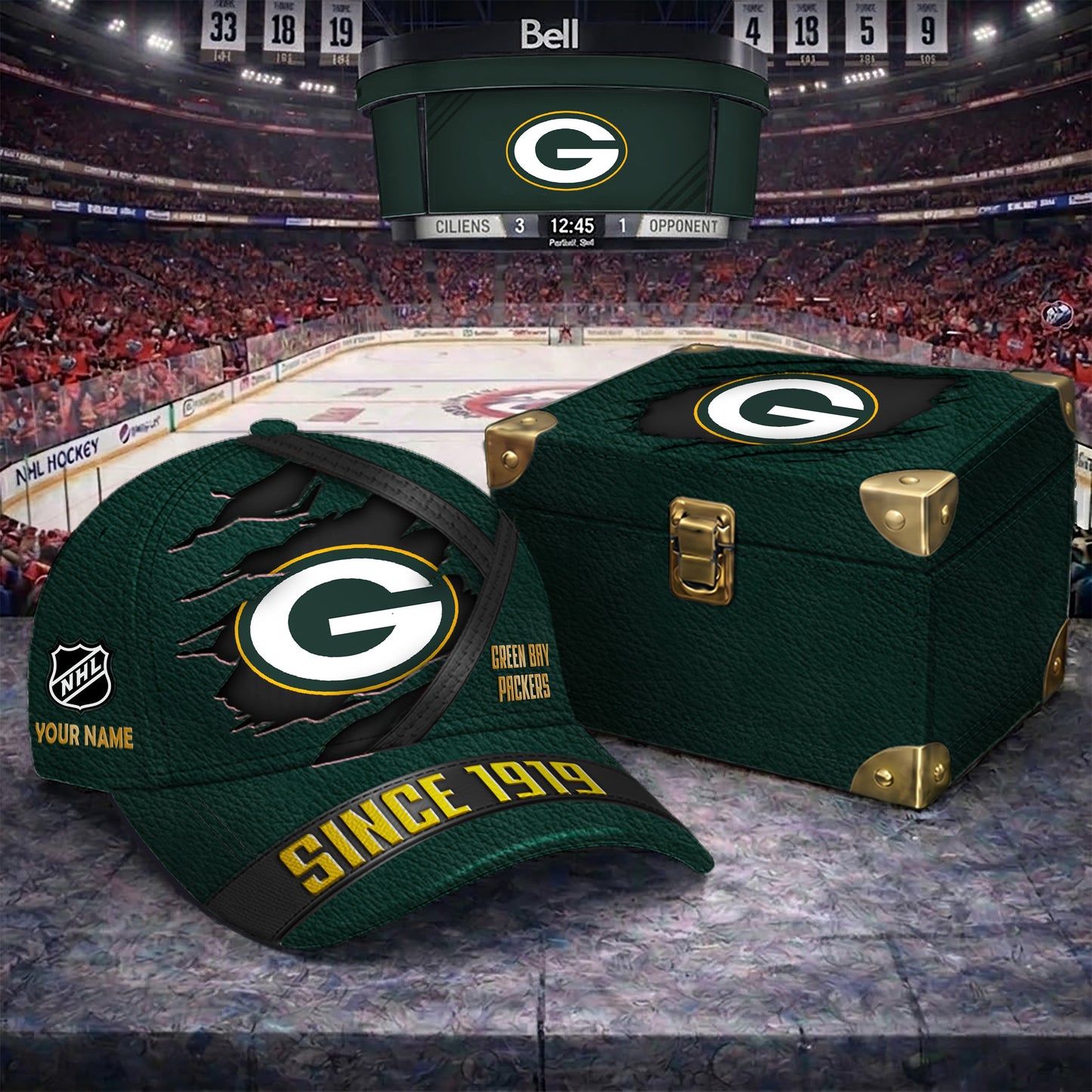 Premium NFL X GBP CUSTOM NAME CRACK HAT NDT NTN 050526