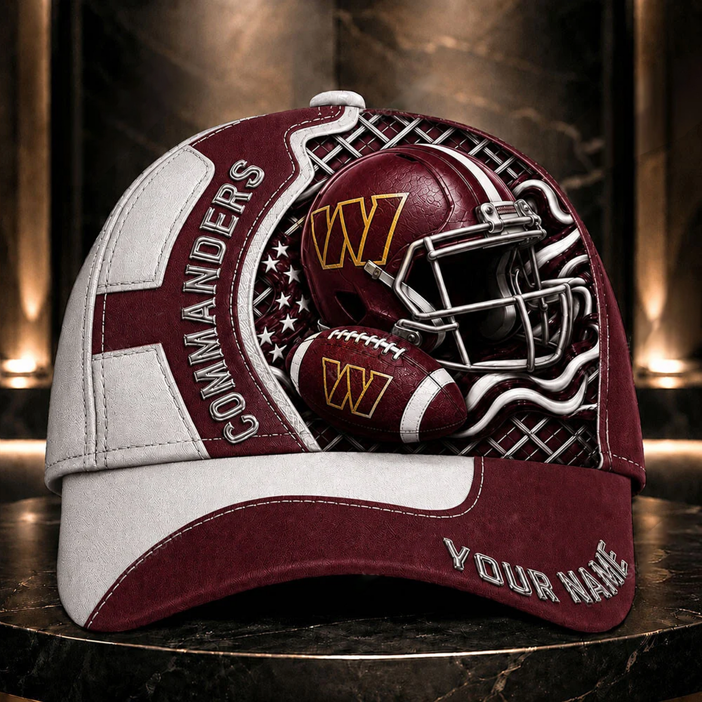 Premium NFL x WAS 3D Custom Cap DATND TANTD 280526