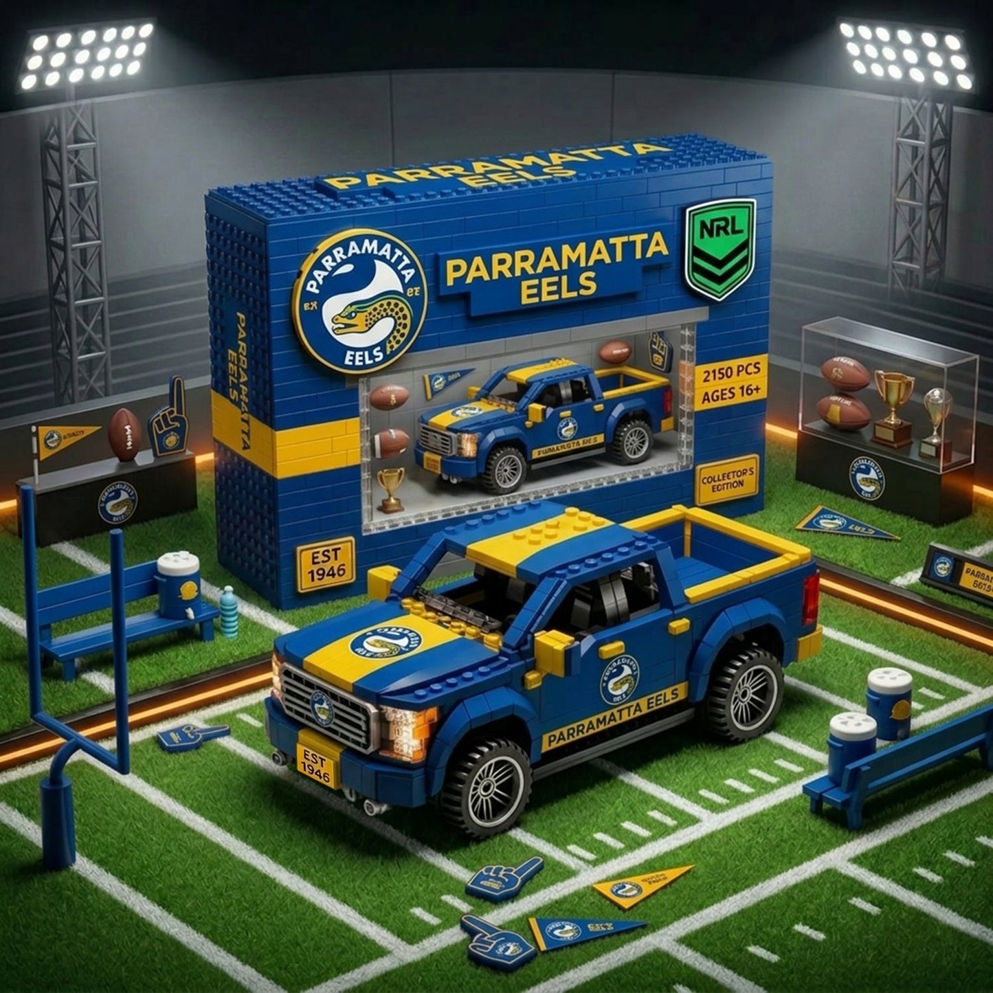 Premium NRL Signature Series x PE 5D Brick-Build Racing Truck NDT NHM 040526