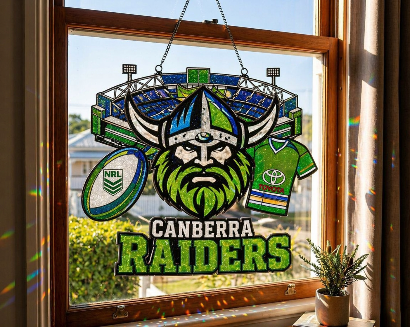 Premium NRL x CR Game Day Suncatcher NDT LVH 210426