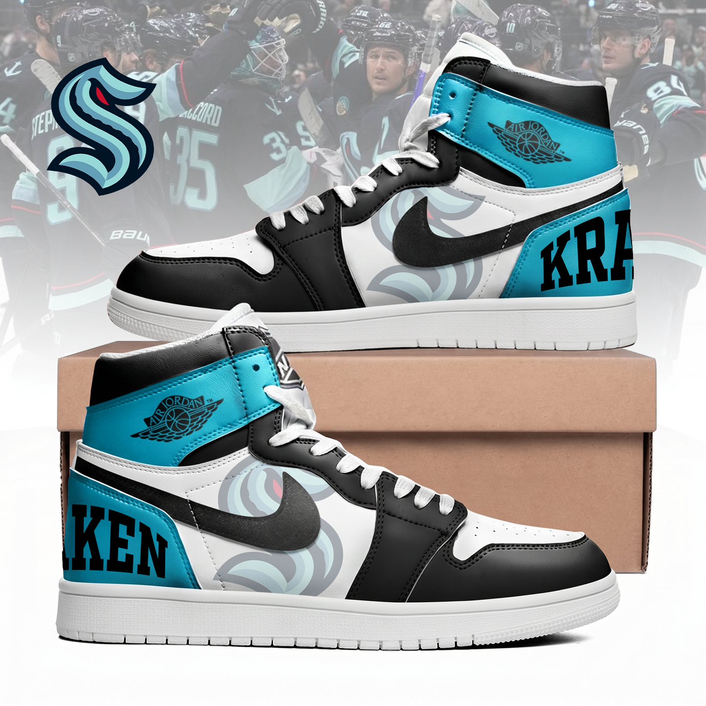 Premium SEA x NHL Teams High Top Sneakers DATND TANTD 090526