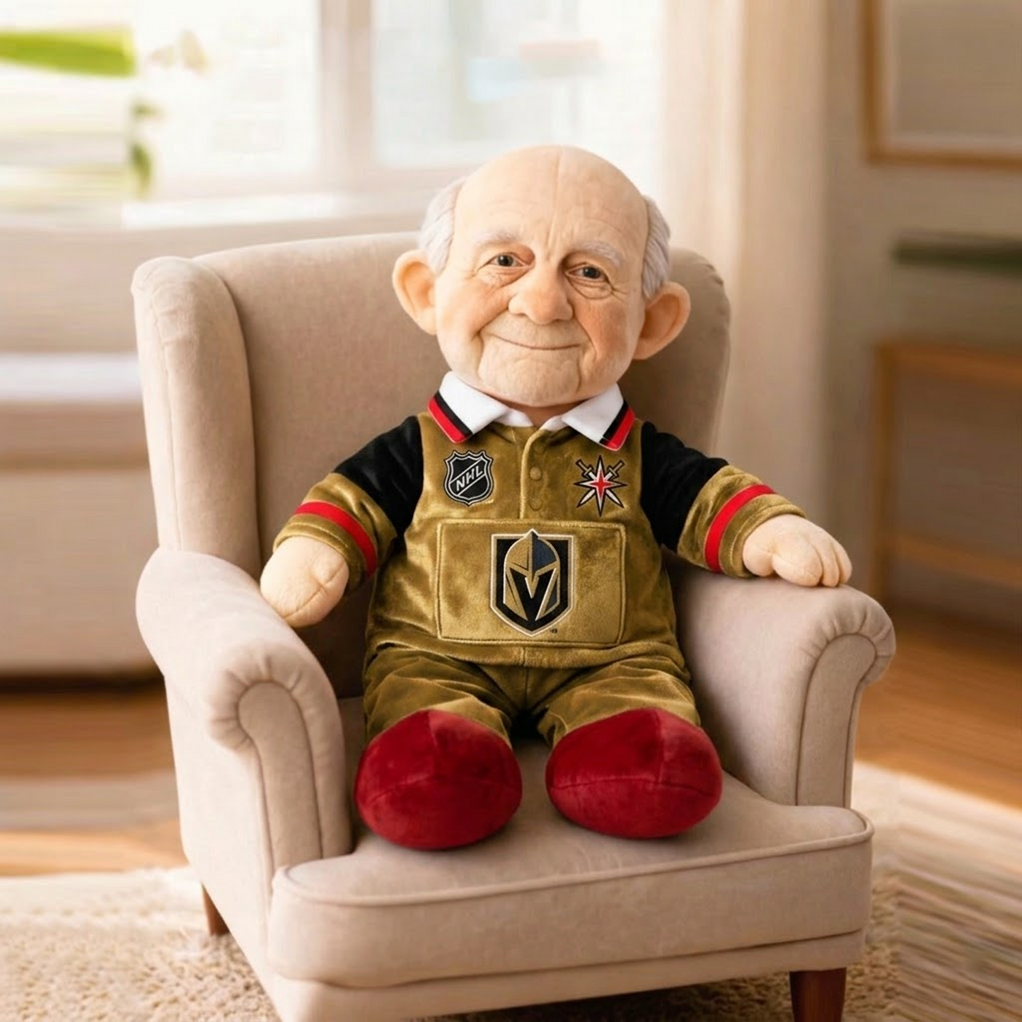 Premium VGK x NHL Grandpa Plush Mascot DATND TANTD 180426