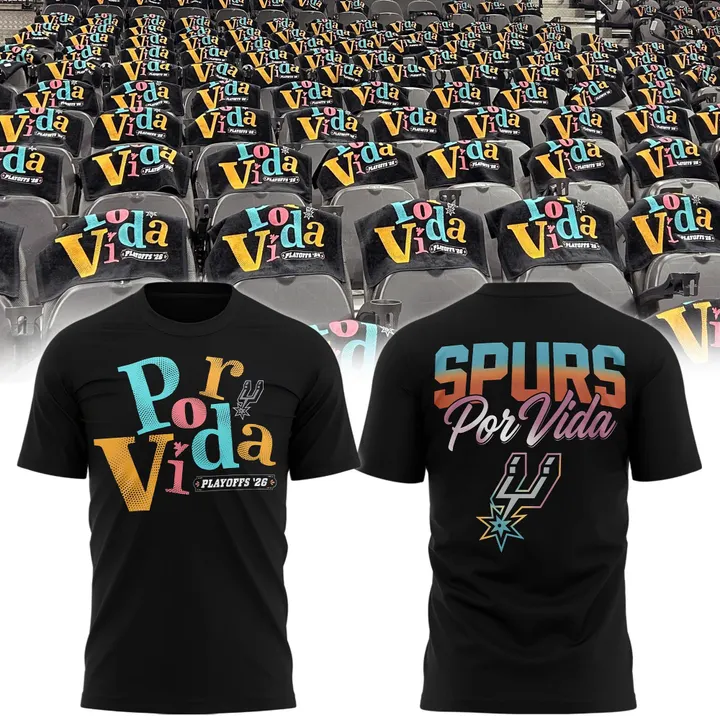 SAS 2026 Playoff Game 5 Black 3D Shirt V2 0206 DatND DVT