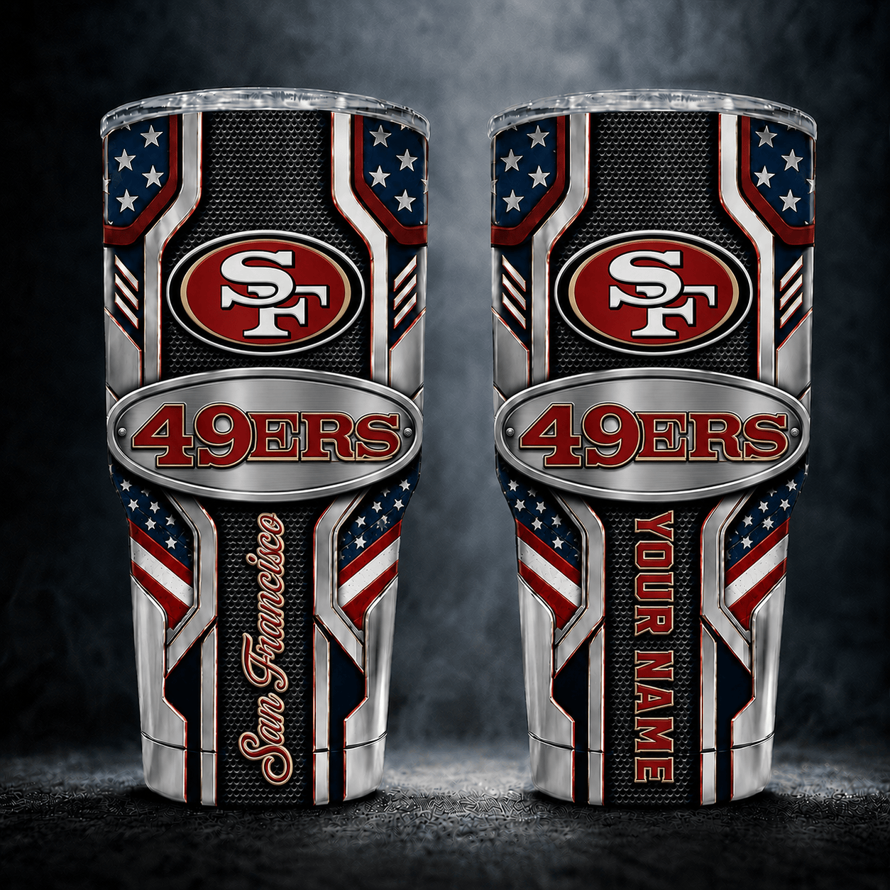 SF49 Personalized Premium NFL V2 Classic Tumbler 220626