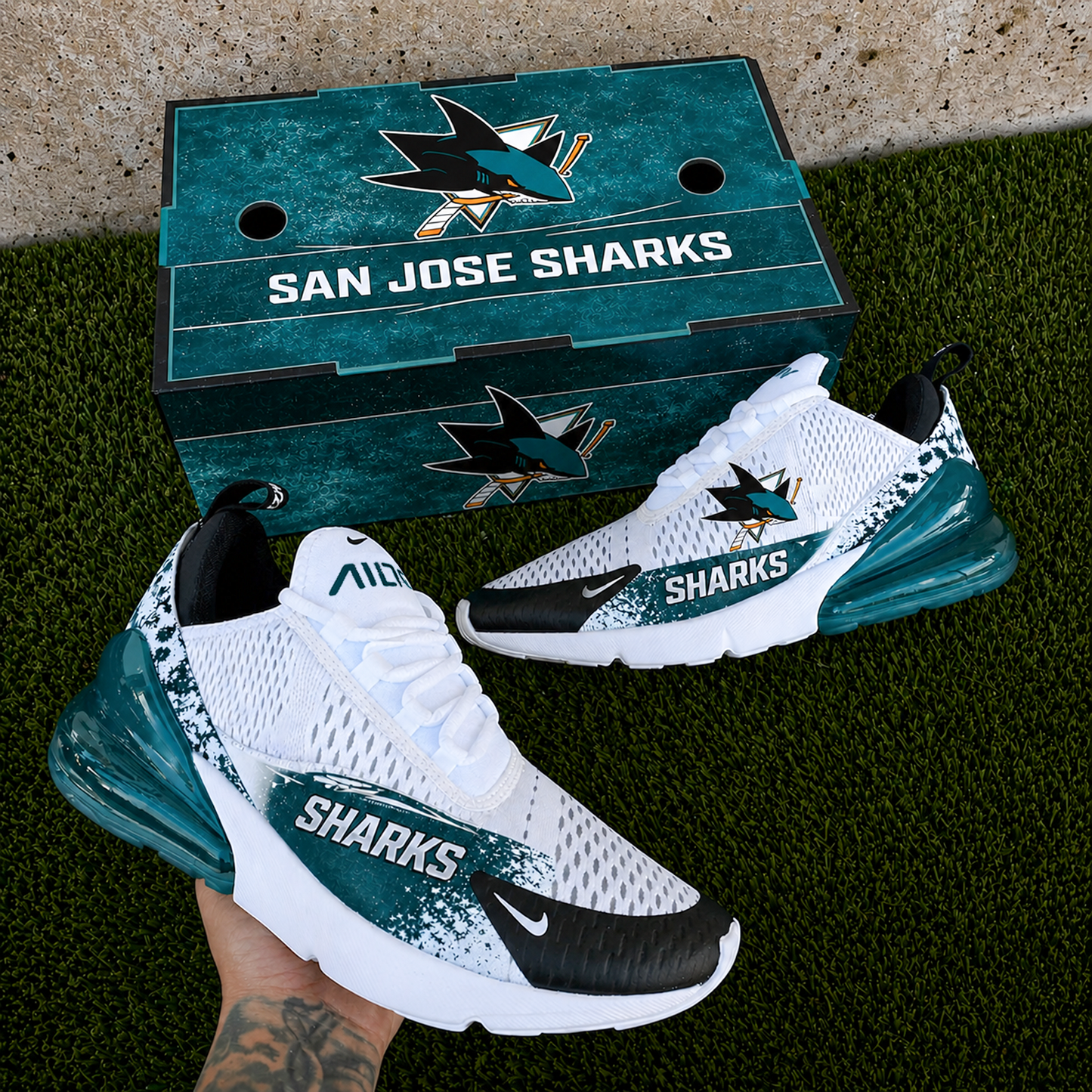 SJS x NHL Nike Air Max 270 Shoes 0505 DatND DVT