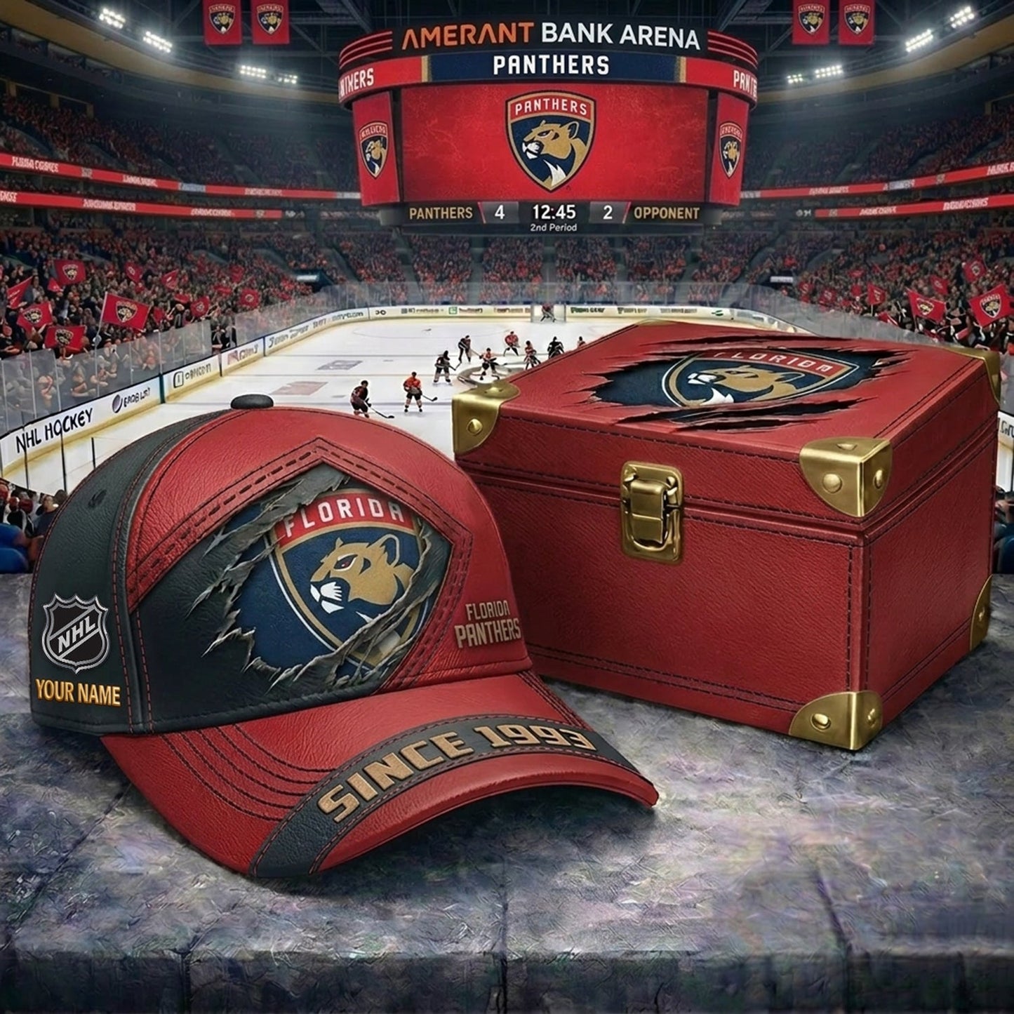 Signature Series NHL x FP BESPOKE CRACK CUSTOM NAME HAT V1 PLUS NDT NHM 250426