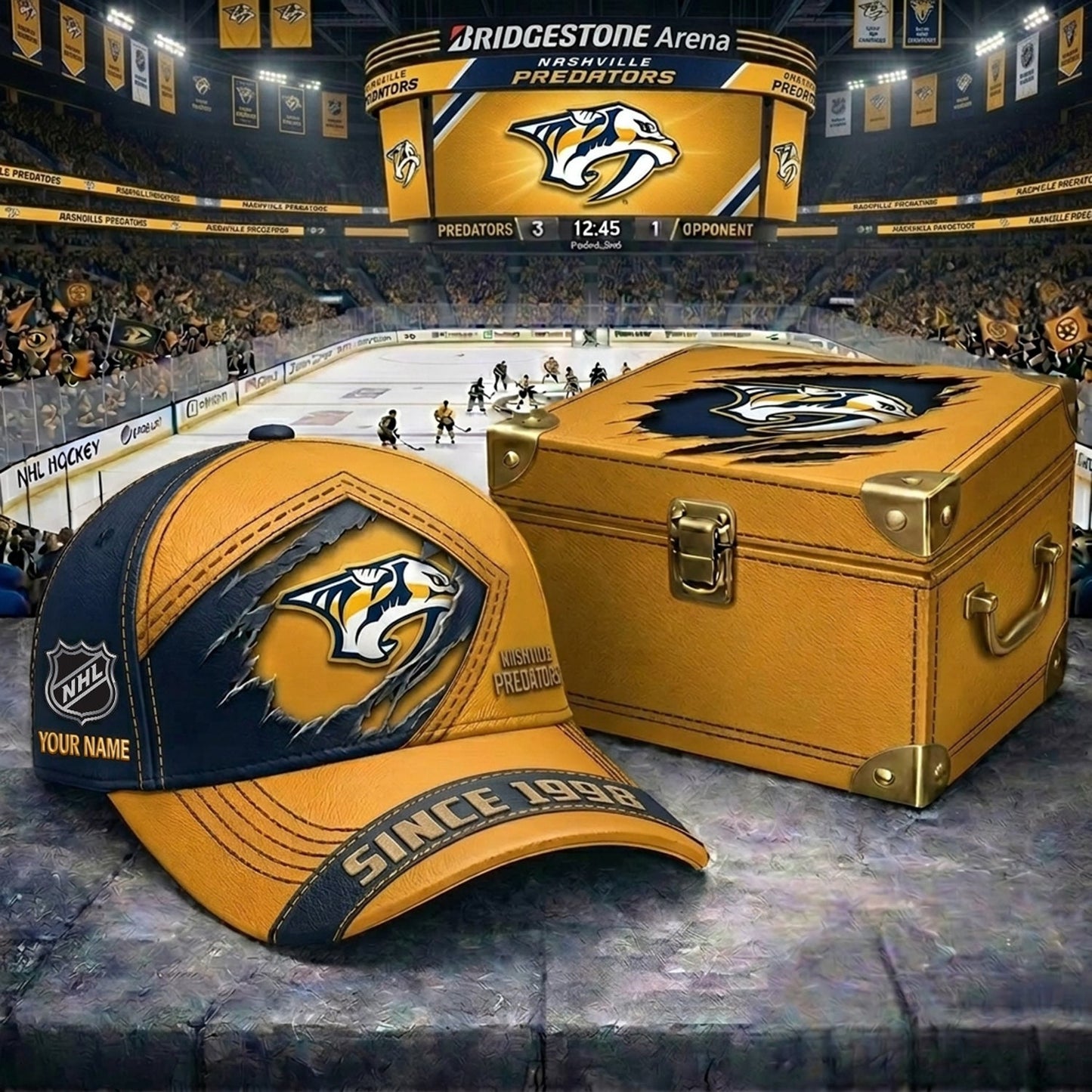 Signature Series NHL x NP BESPOKE CRACK CUSTOM NAME HAT V1 PLUS NDT NHM 250426