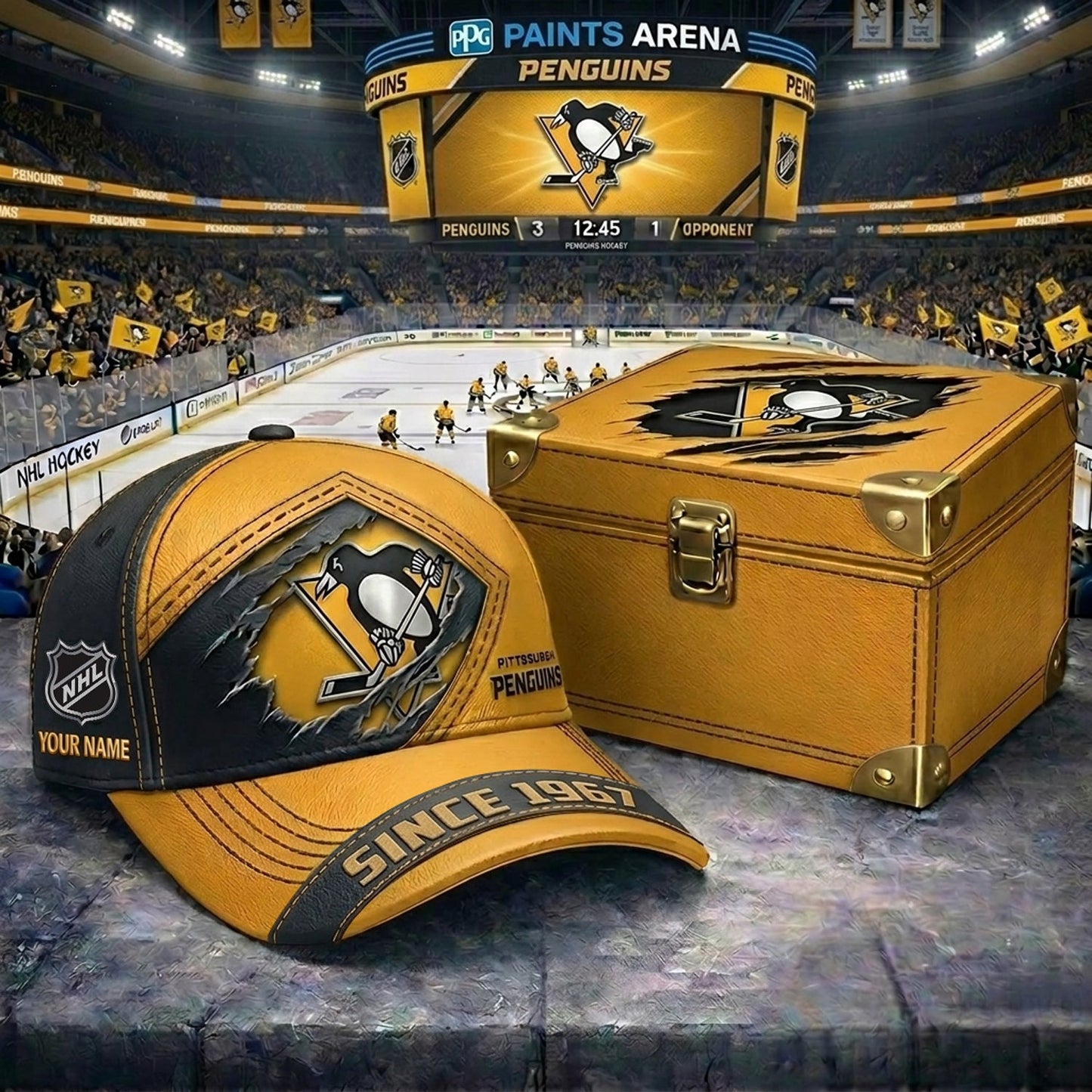 Signature Series NHL x PP BESPOKE CRACK CUSTOM NAME HAT V1 PLUS NDT NHM 250426
