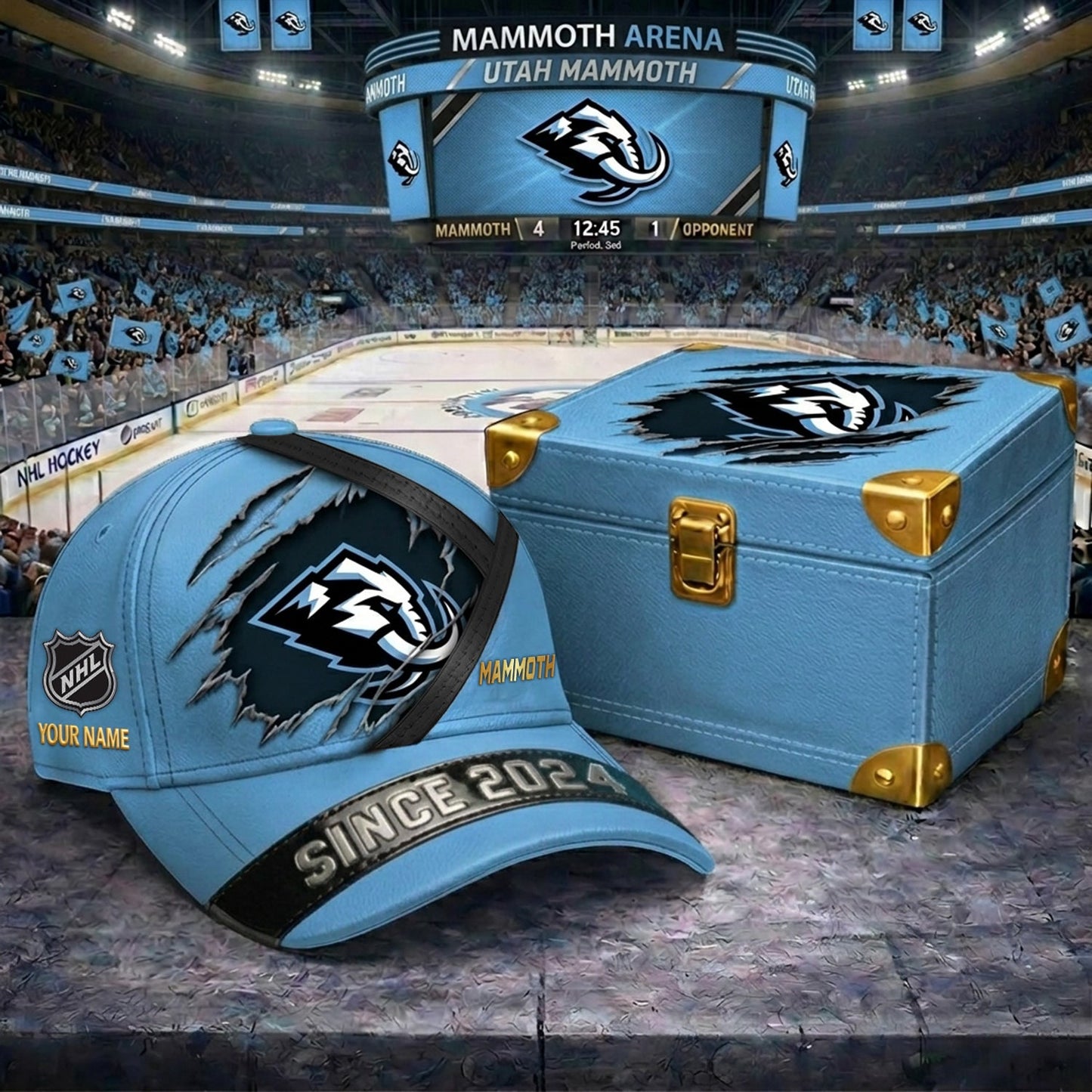 Signature Series NHL x UM BESPOKE CRACK CUSTOM NAME HAT V3 NDT NHM 270426