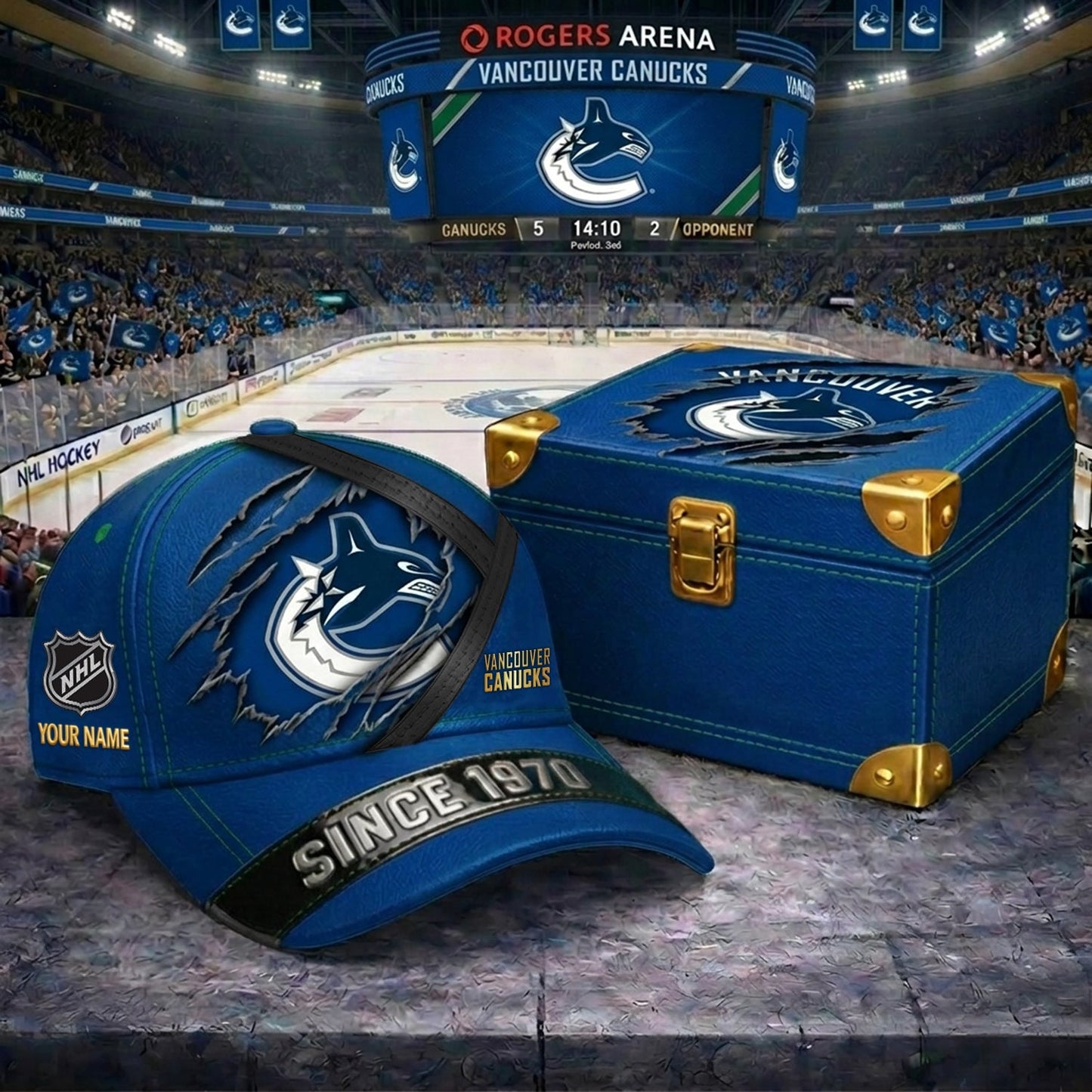Signature Series NHL x VC BESPOKE CRACK CUSTOM NAME HAT V3 NDT NHM 270426
