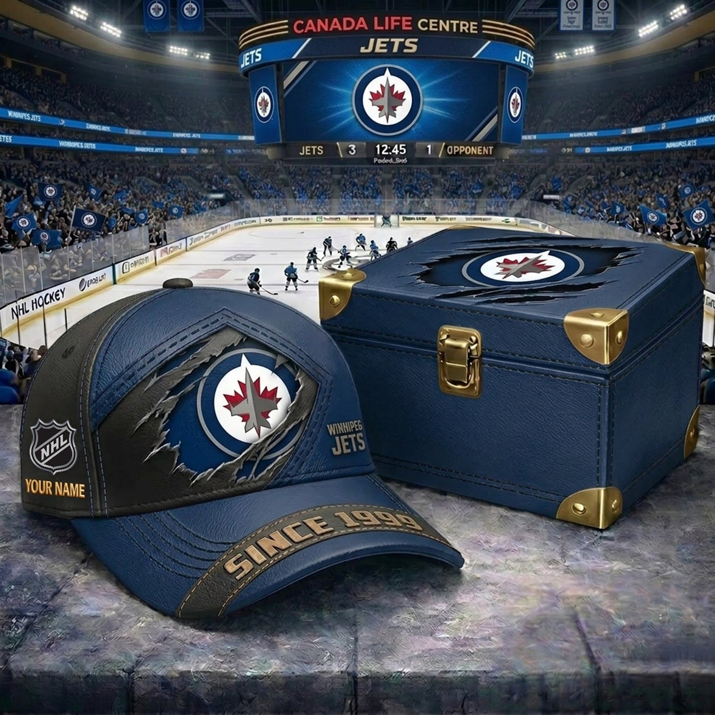 Signature Series NHL x WJ BESPOKE CRACK CUSTOM NAME HAT V1 PLUS NDT NHM 250426