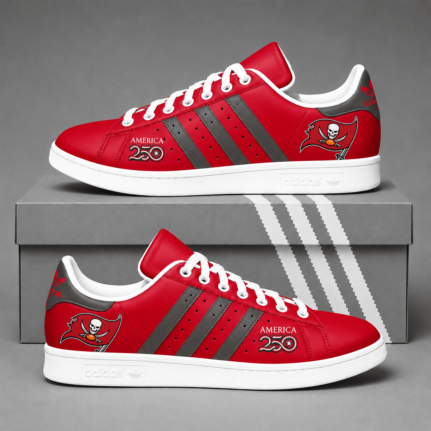 TB x NFL Premium America 250 Team Pride Superstar Sneakers 150626