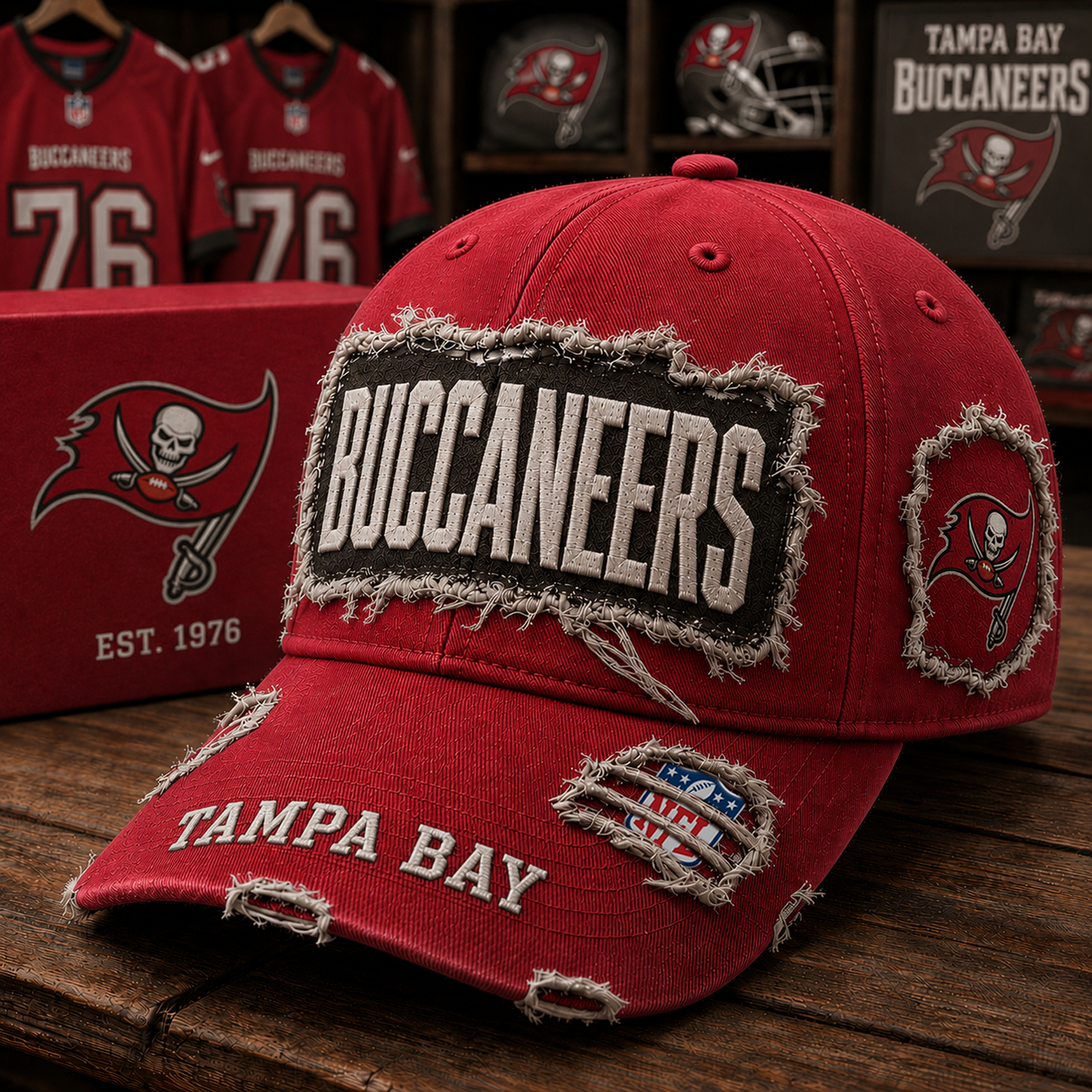 TB x NFL Premium Patch Cap 1806