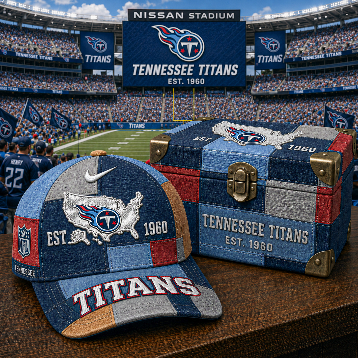 TEN x NFL Premium Heritage Game Day Classic Cap 1505 DatND DVT