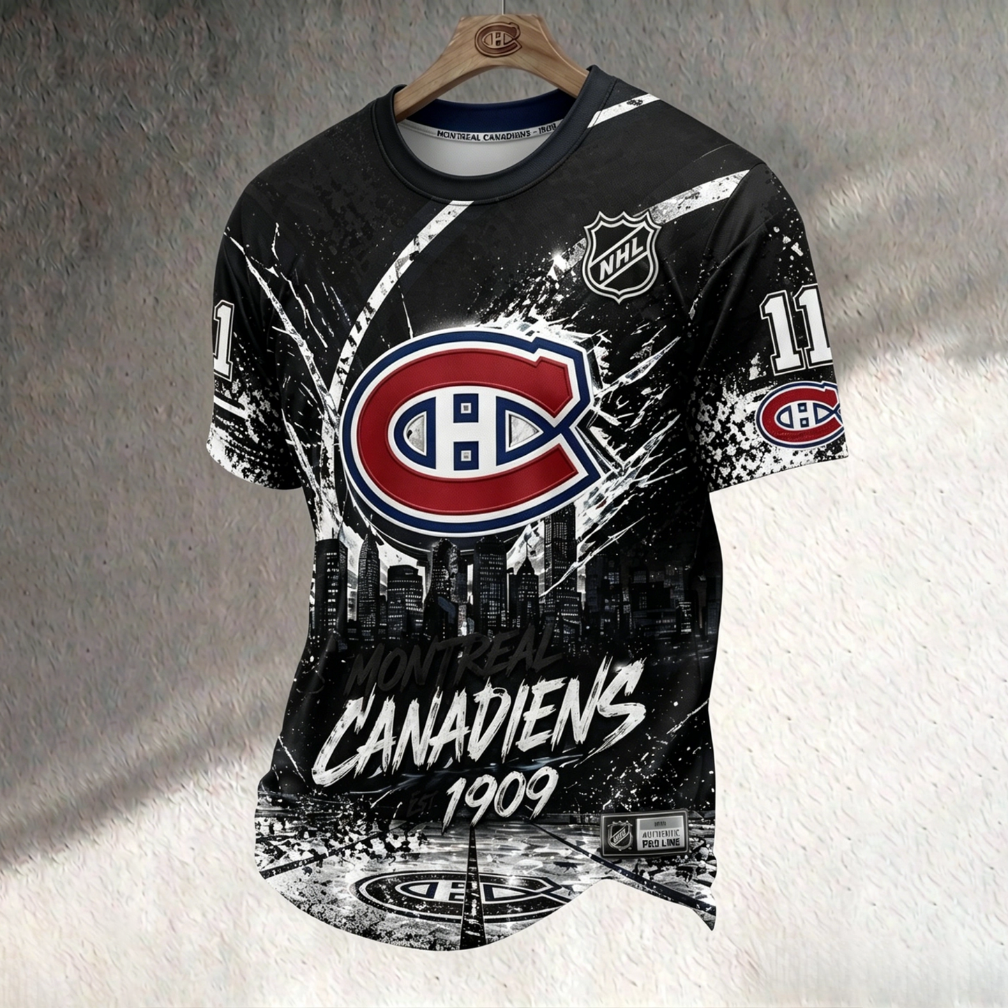 Unisex MC x NHL Inspired Trendy T-shirt V12 DATND TANTD 140526