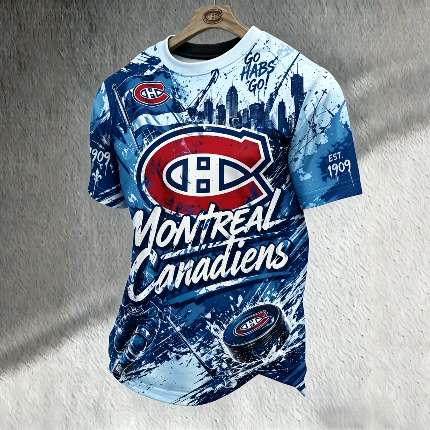 Unisex MC x NHL Inspired Trendy T-shirt V17 DATND TANTD 140526