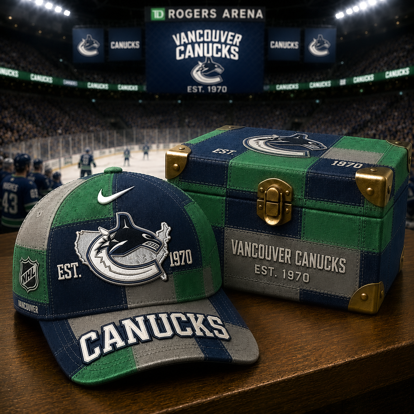 VAN x NHL Premium Heritage Game Day Classic Cap 1805 DatND DVT