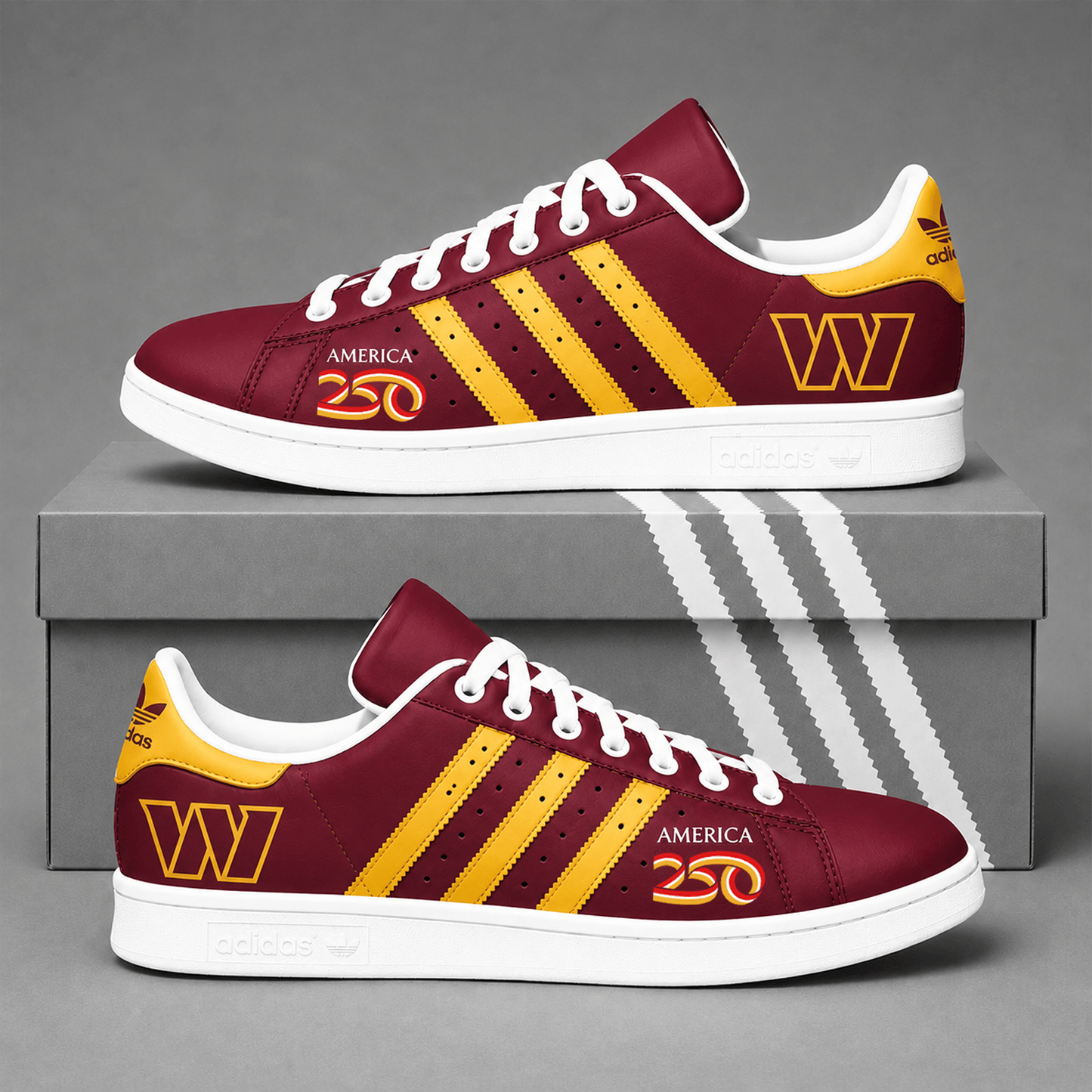 WAS x NFL Premium America 250 Team Pride Superstar Sneakers 150626
