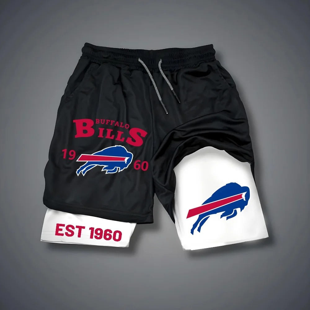 PREMIUM NFL X BUF Multicolored Pure GYM Shorts NDT NHM