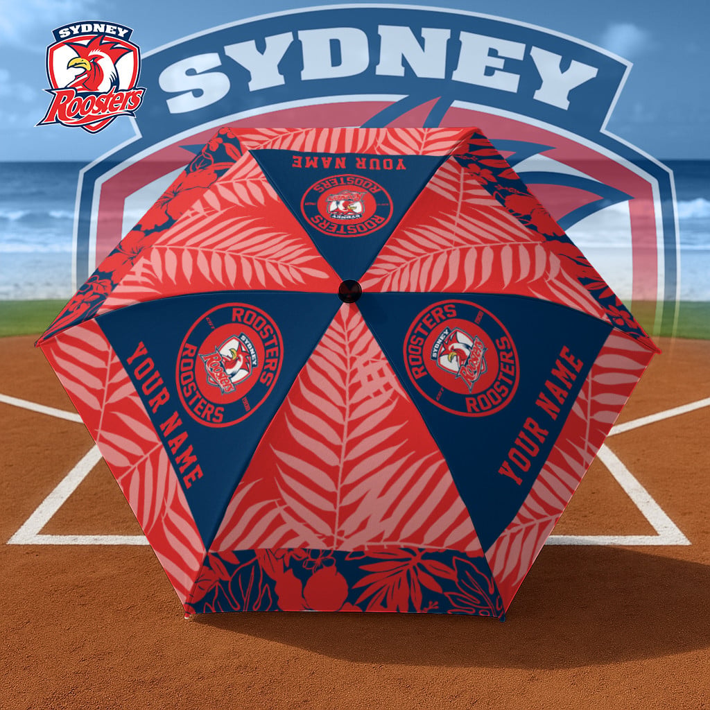 PREMIUM NRL X SR Umbrella Custom Name Gifts For Fans - Limited Edition NDT LVH