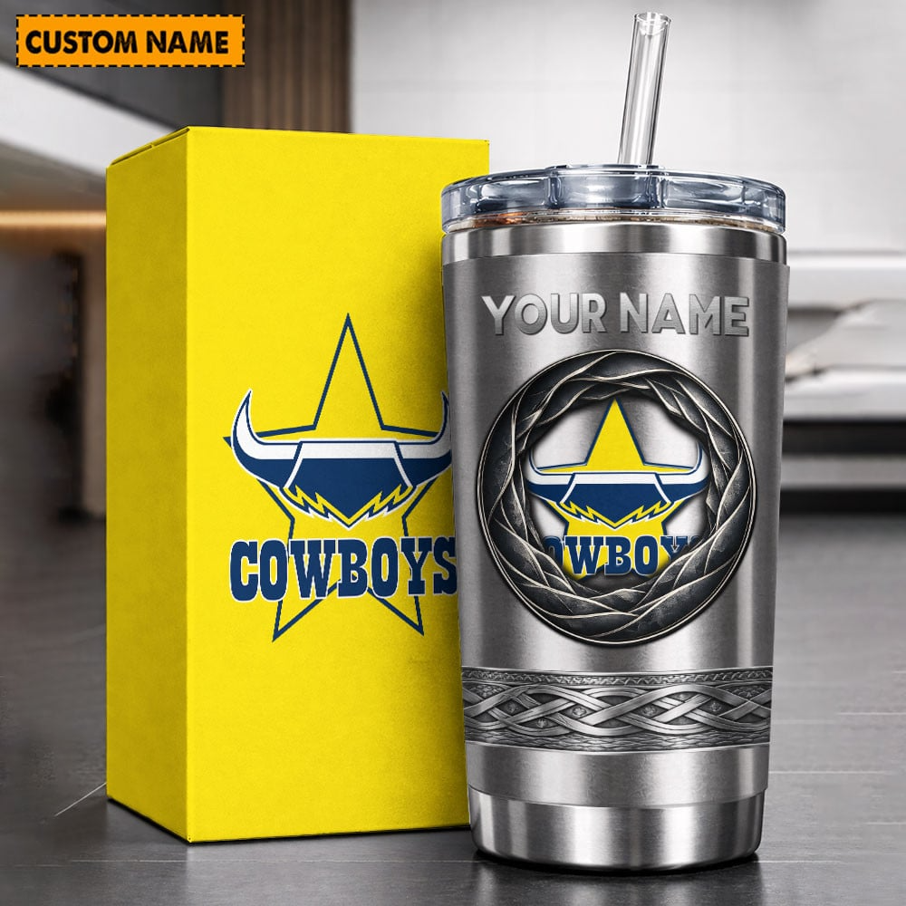 PREMIUM NRL X NQC Tumbler Custom Name Gifts For Fans (Limited Edition) 2026 NDT NQK