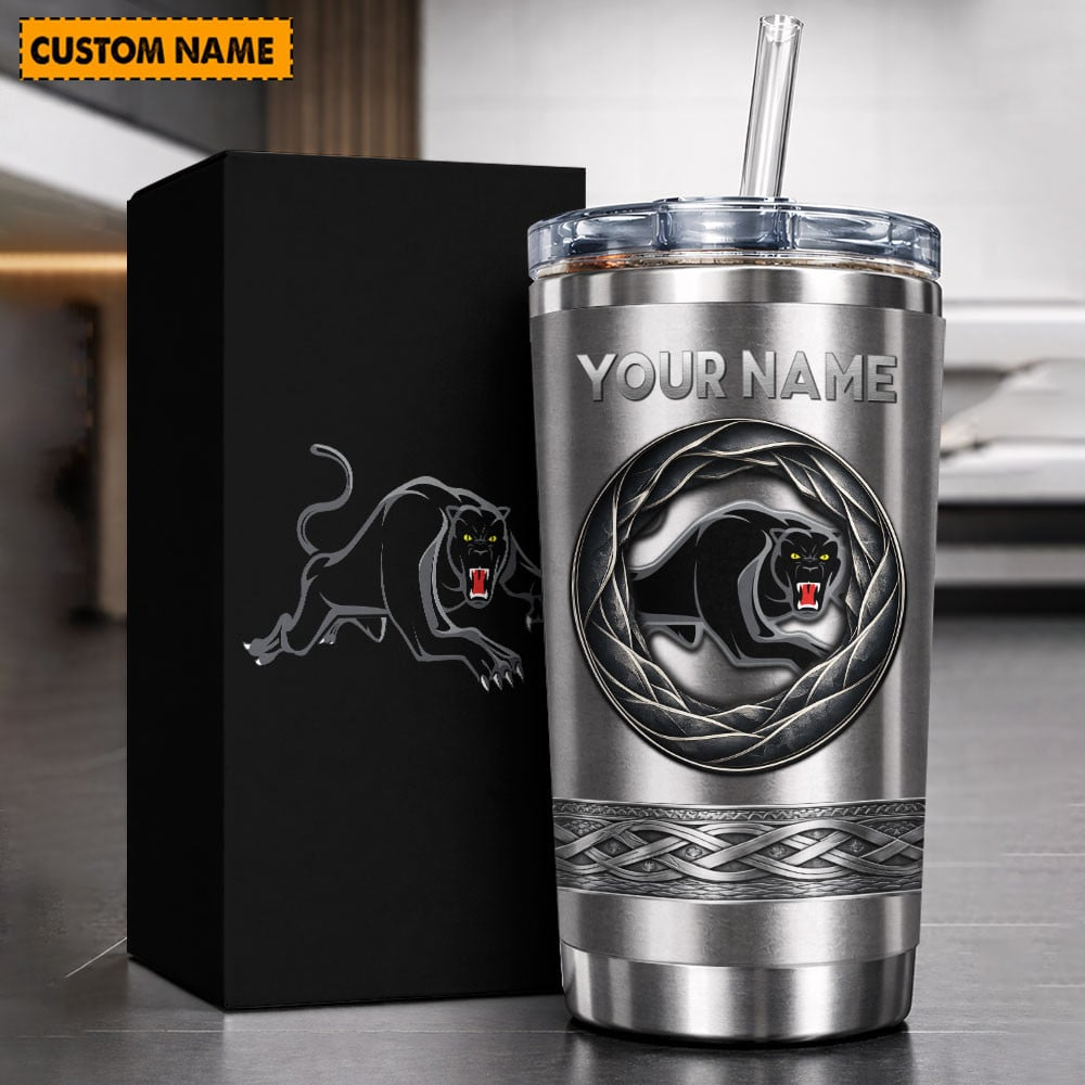 PREMIUM NRL X PP Tumbler Custom Name Gifts For Fans (Limited Edition) 2026 NDT NQK