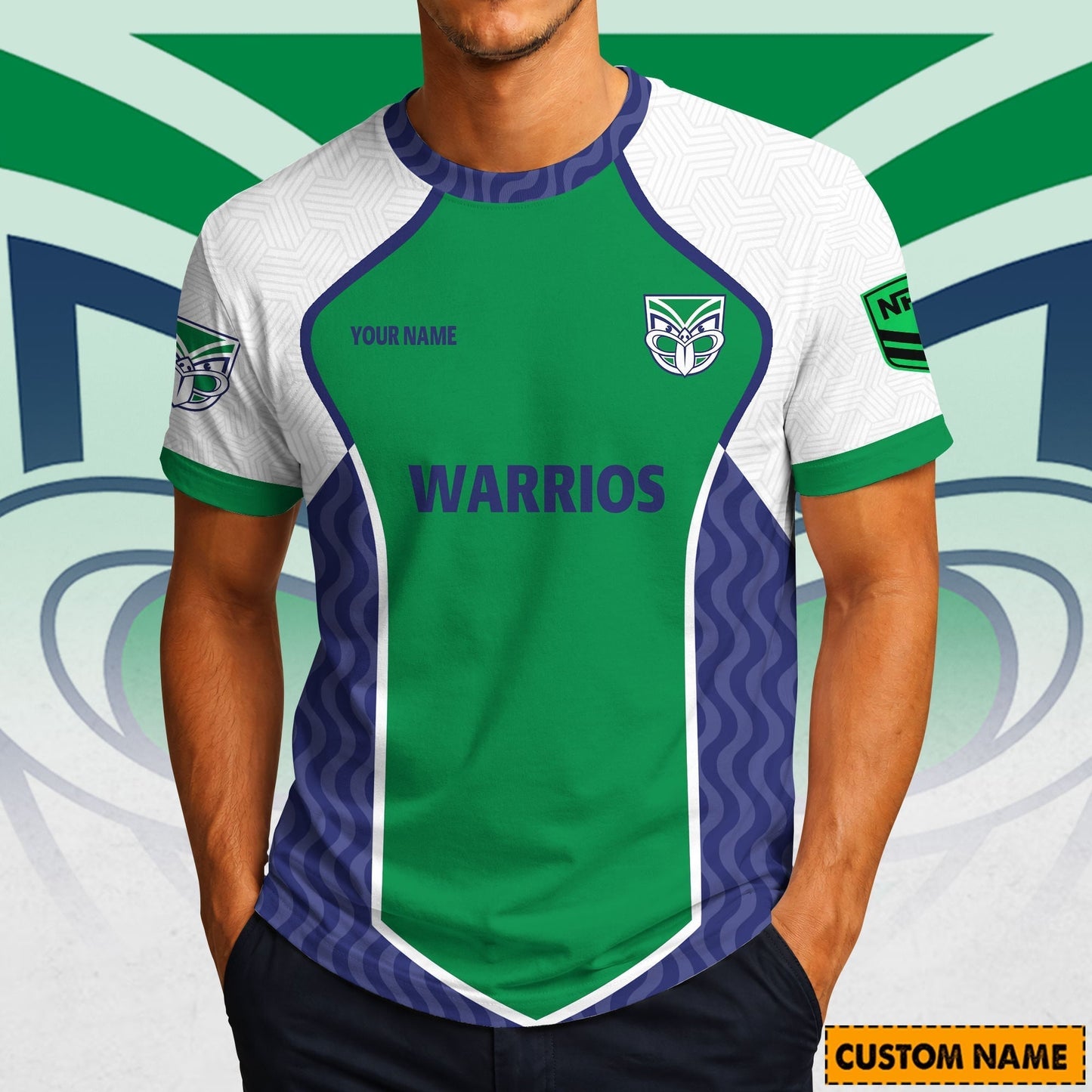 PREMIUM NRL X W ROYAL POLO SHIRT Custom Name Limited Edition NDT LVH