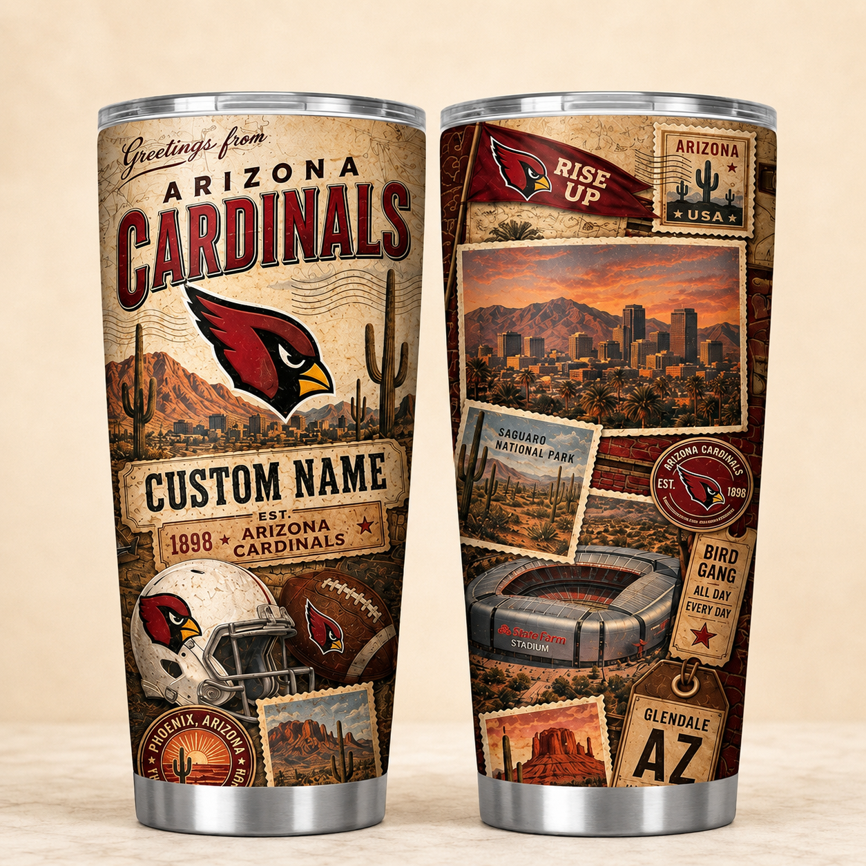 AC Personalized Premium NFL Classic Tumbler 190626