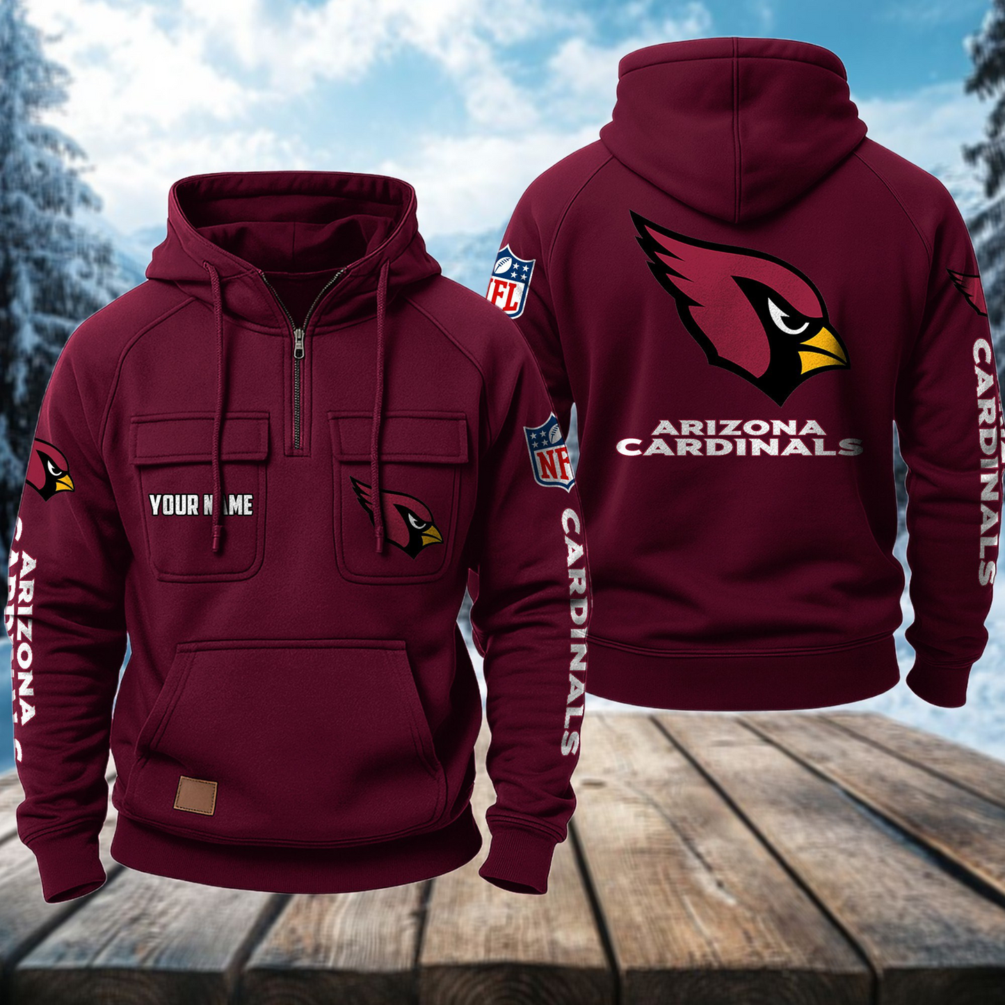ARI x NFL Premium Hoodie DATND TANTD