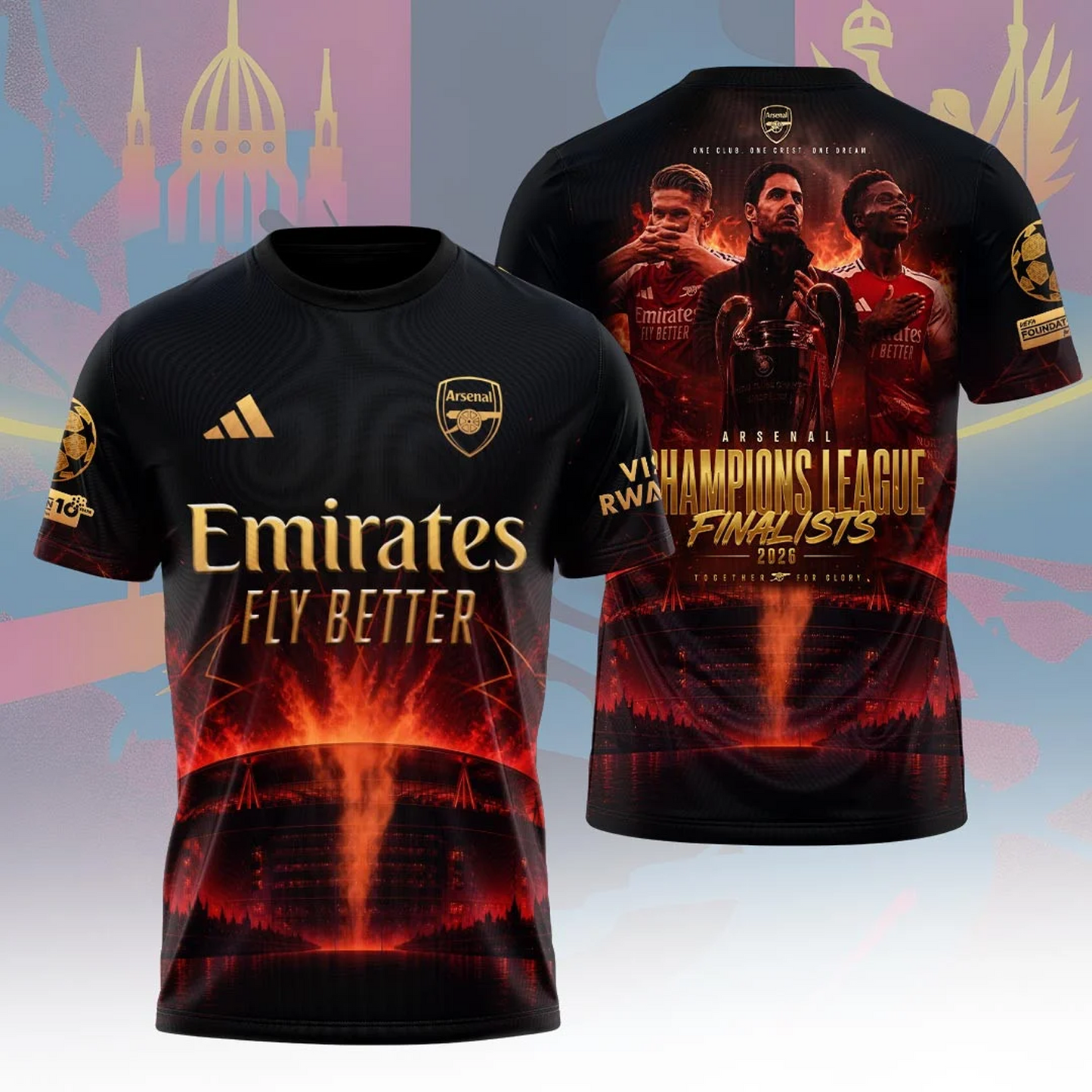 ARS F.C Champions League Final 2026 3D Shirt V7 1405 DatND DVT