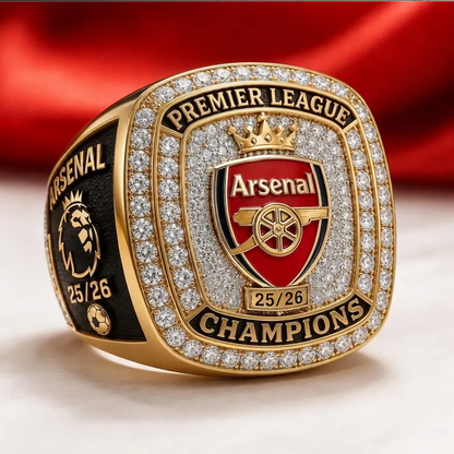 ARS FC Premier League Champions 2526 3D Engraved Ring V1 2205 DatND DVT