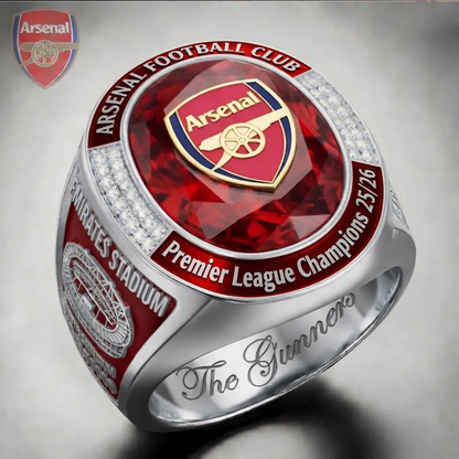 ARS FC Premier League Champions 2526 3D Engraved Ring V2 2205 DatND DVT