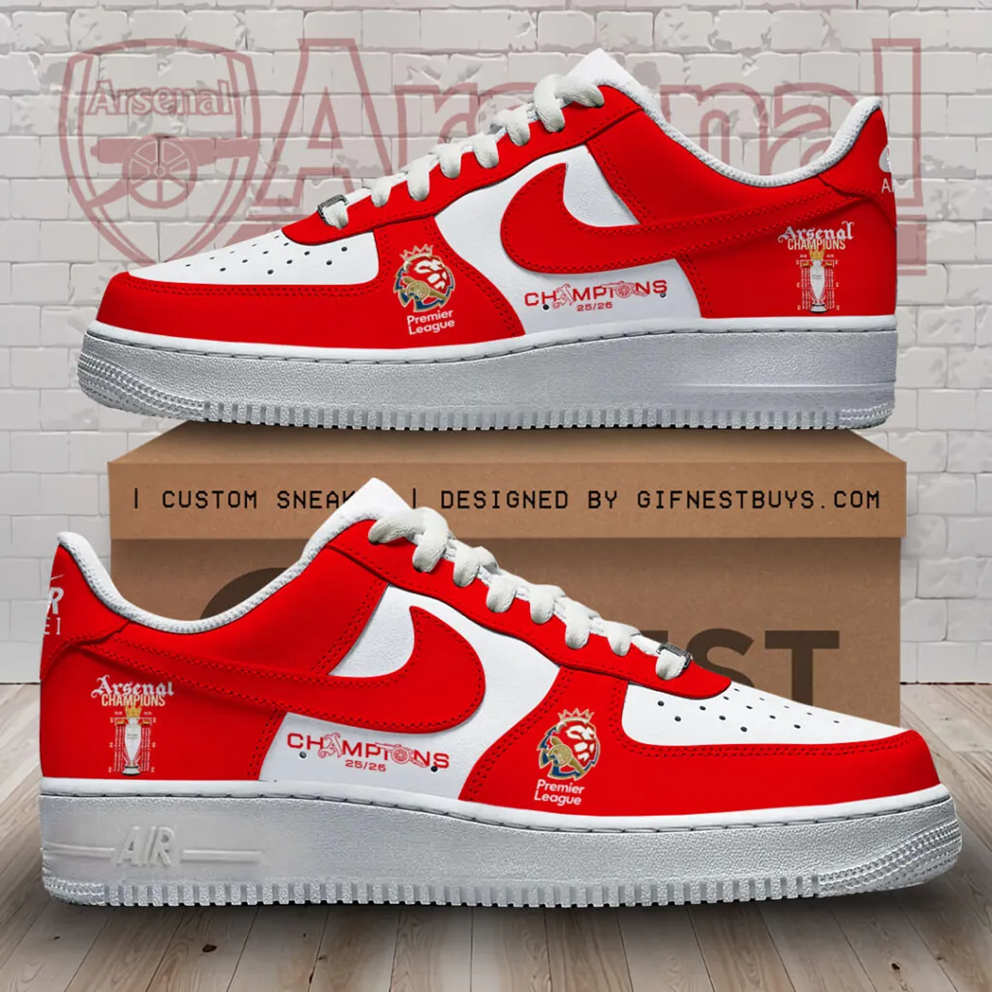 ARS FC Premier League Champions 2526 AF1 Sneaker 2405 V2 DatND DVT 1