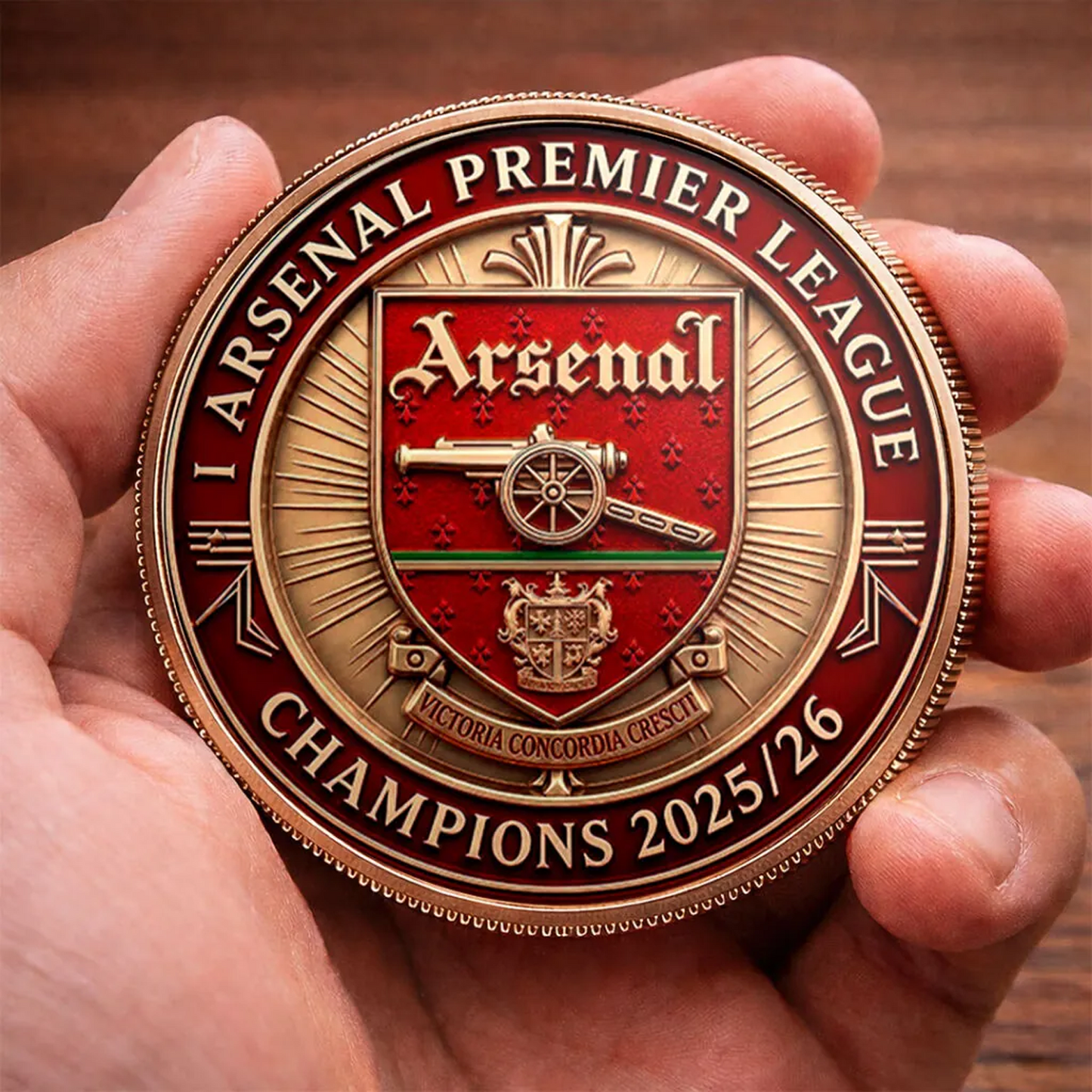 ARS FC Premier League Champions 2526 Commemorative Coin V3 2205 DatND DVT