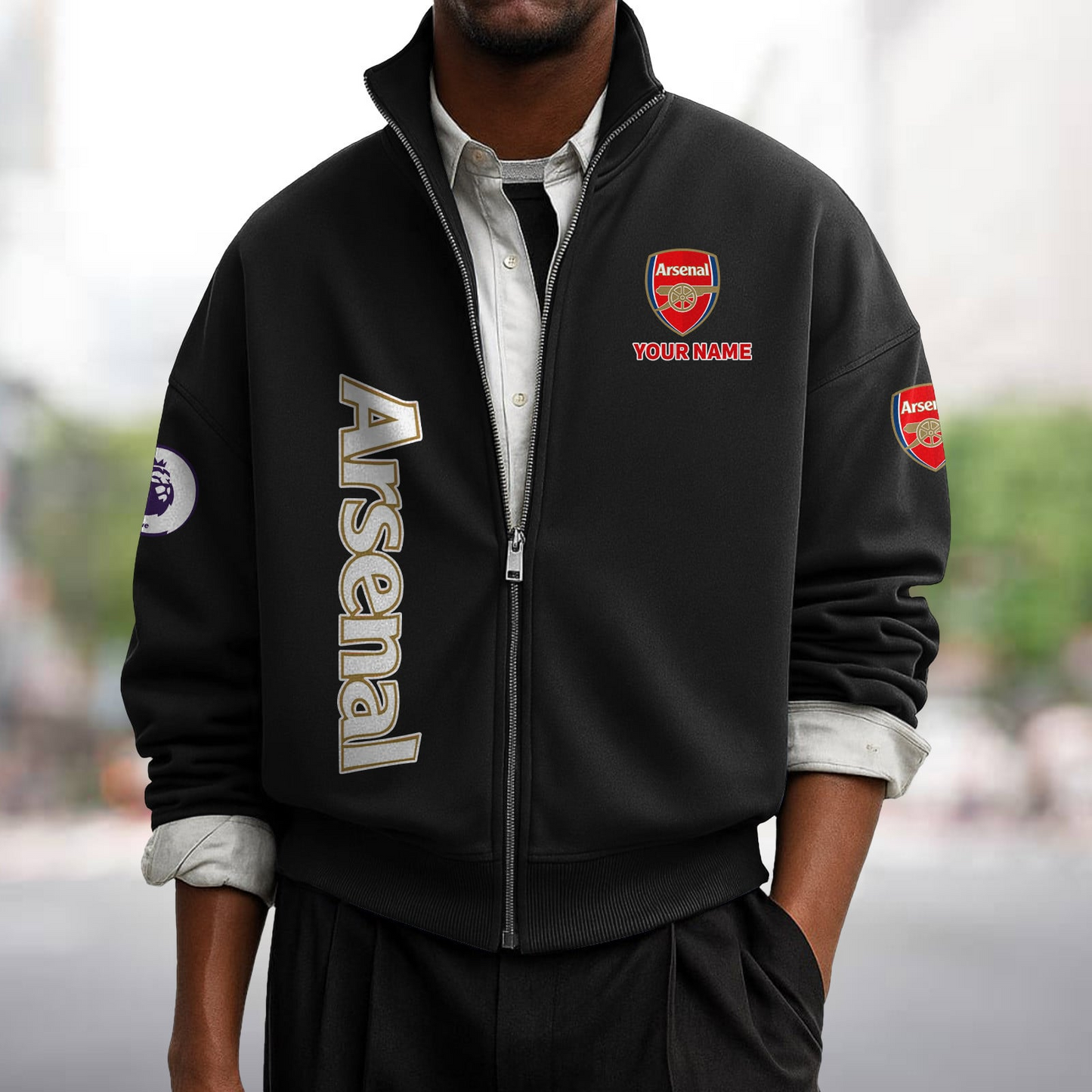 ARS FC Premier League Champions 2526 Men Zipper SweatShirt 2905 DatND DVT