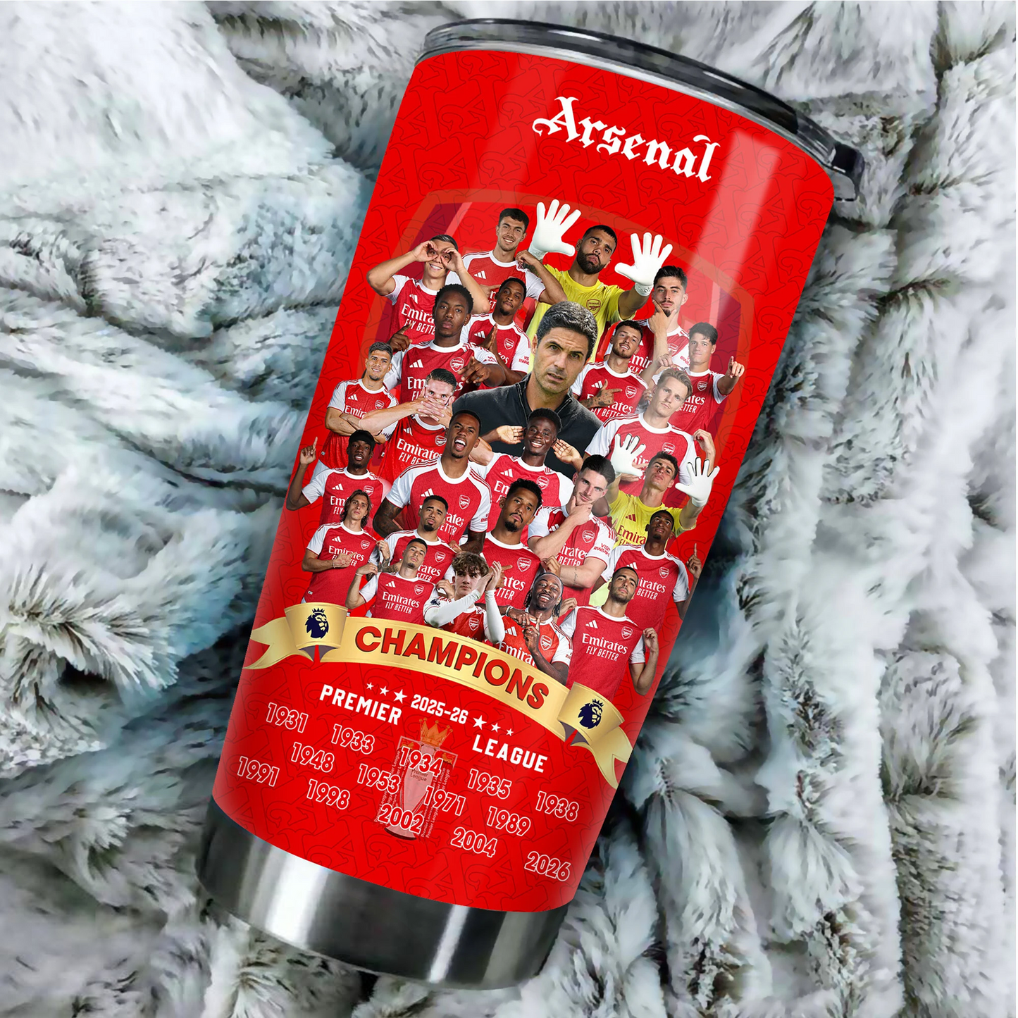 ARS FC Premier League Champions 2526 Tumbler Cup V1 DatND DVT
