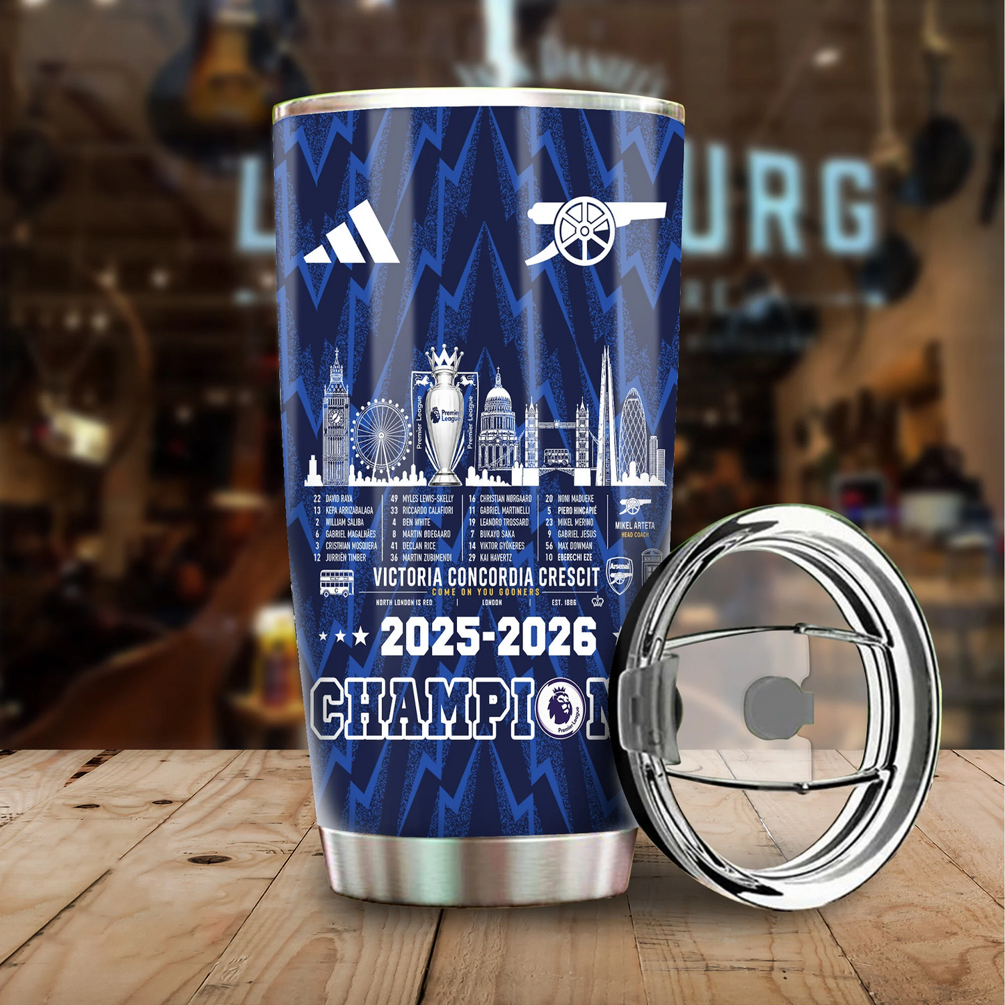 ARS FC Premier League Champions 2526 Tumbler Cup V2 DatND DVT