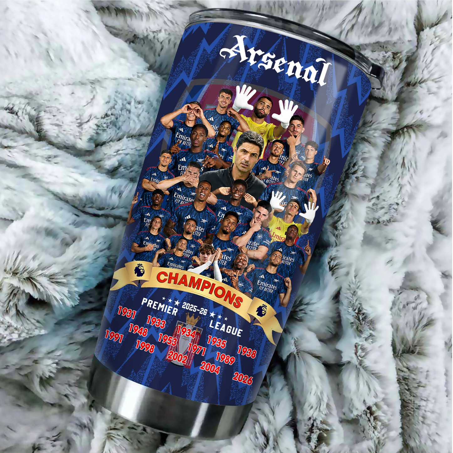 ARS FC Premier League Champions 2526 Tumbler Cup V2 DatND DVT