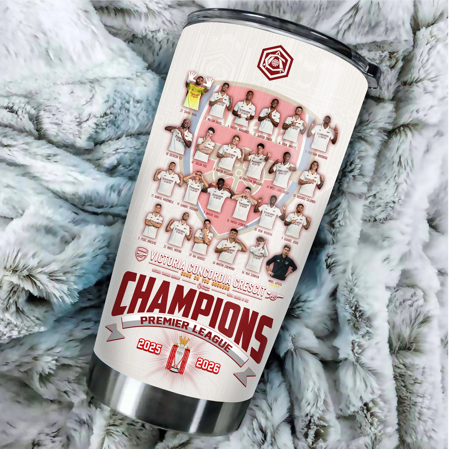 ARS FC Premier League Champions 2526 Tumbler Cup V3 DatND DVT