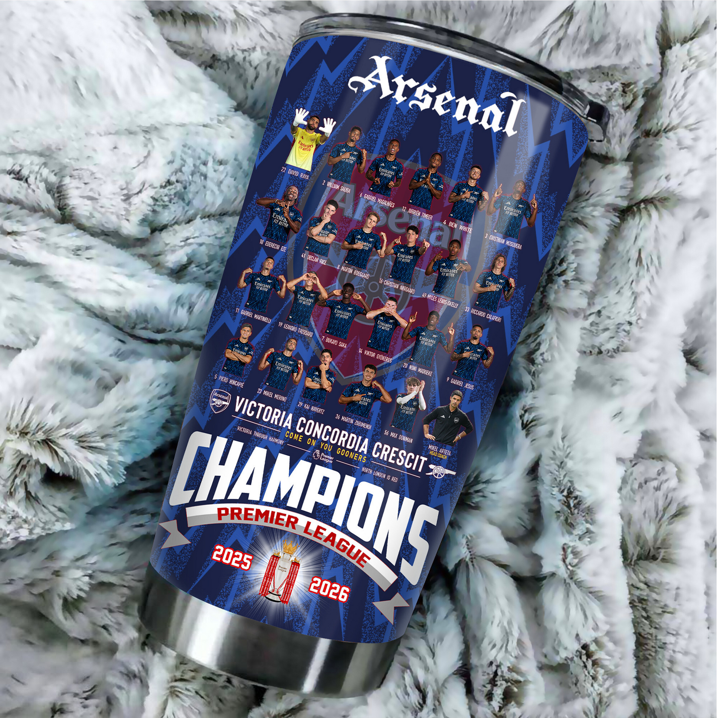 ARS FC Premier League Champions 2526 Tumbler Cup V4 DatND DVT