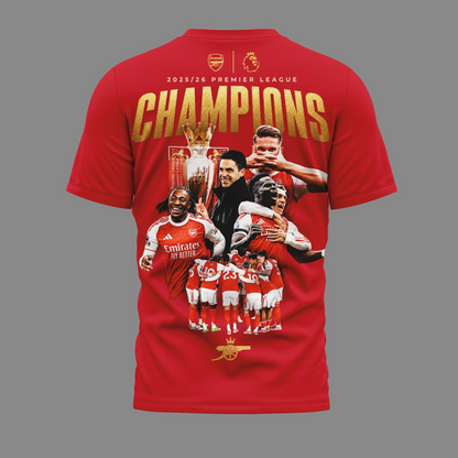 ARS F.C. Premium Premier League Champions 2526 3D Shirt V2 205 DatND DVT