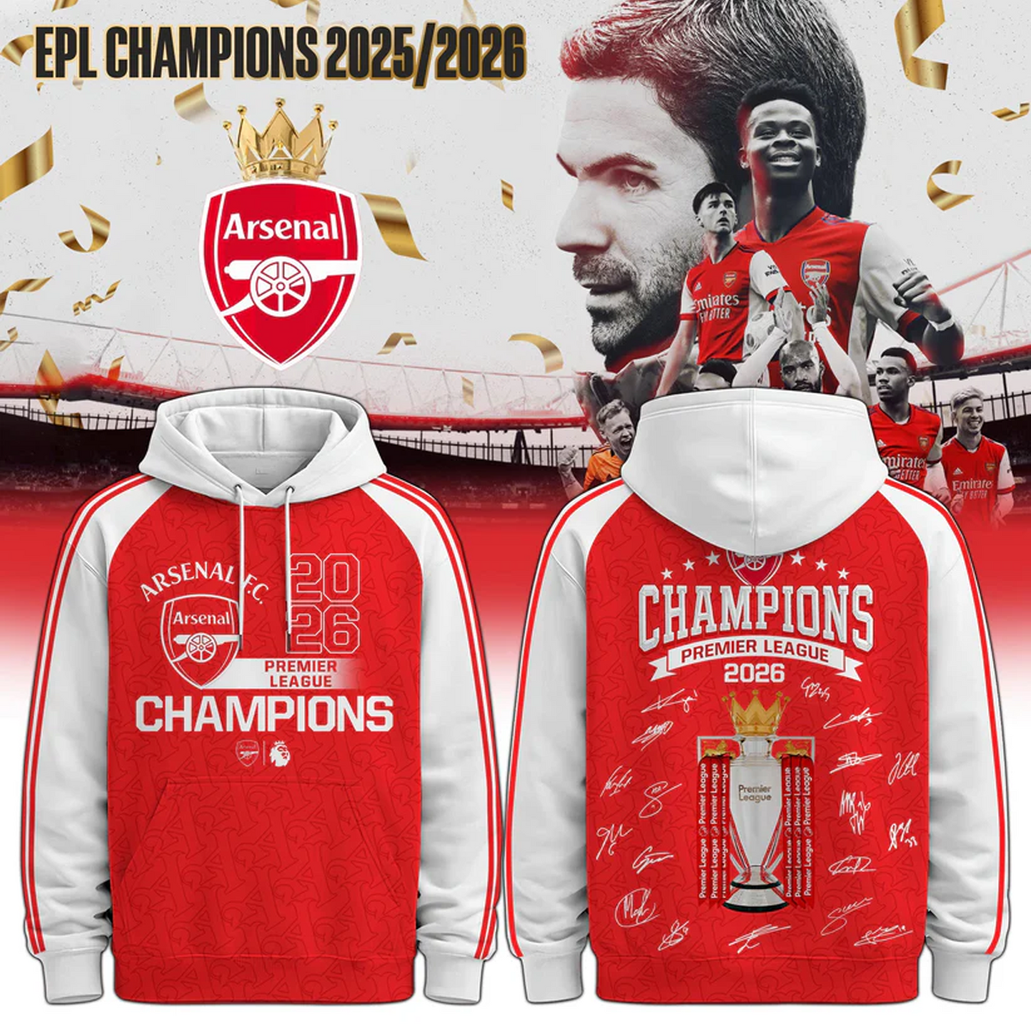 ARS x EPL Champions 3D Aparael V7 DATND TANTD 200526