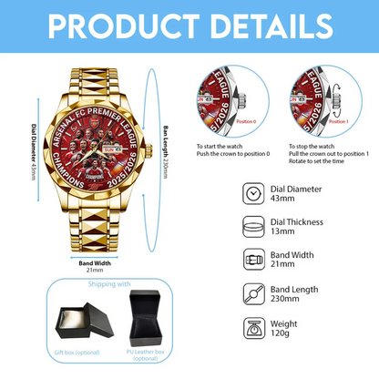 ARS x Premier League Champions 25 26 Watch V1 DATND TANTD 20526