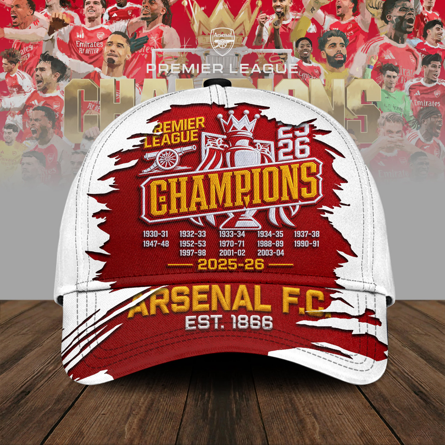 ARS F.C. Premium Premier League Champions 202526 Cap V5 2105 DatND DVT