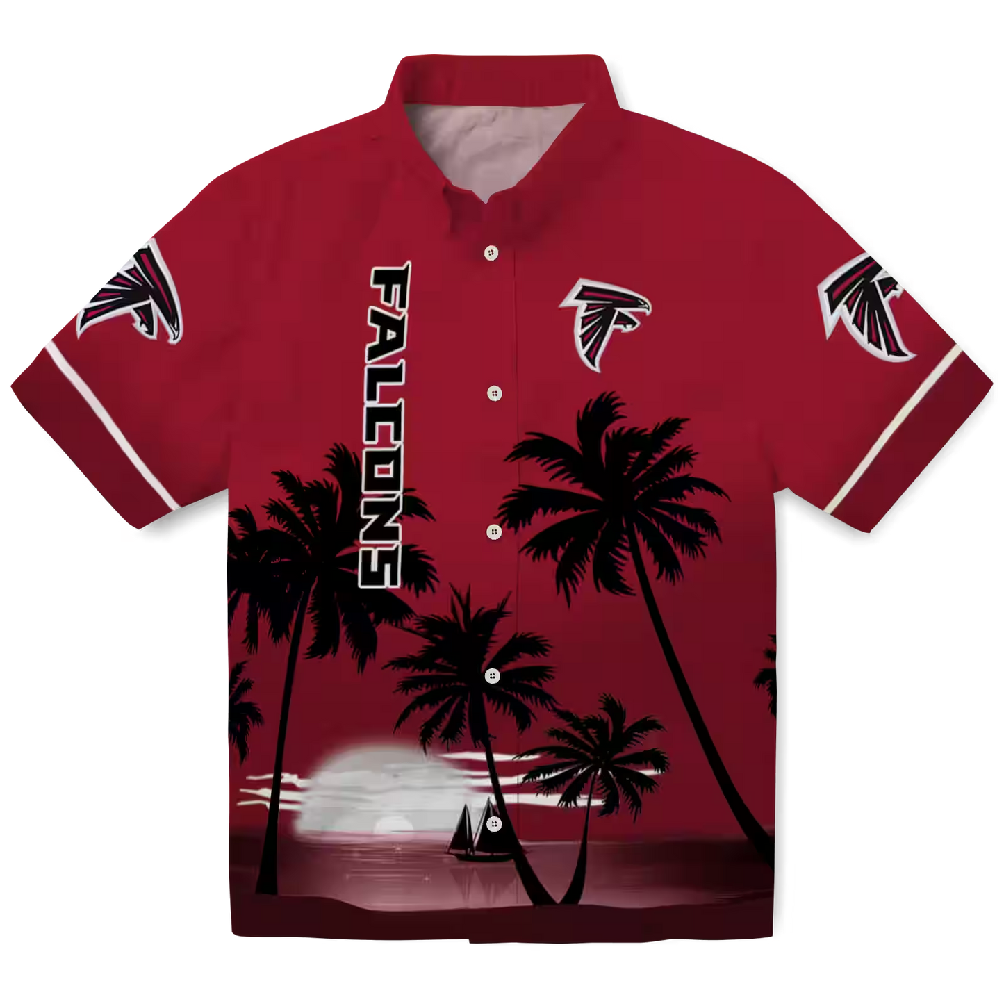 ATL x NFL Hawaiian Shirt ƒ?? Beach Sunset DATND TANTD 270526