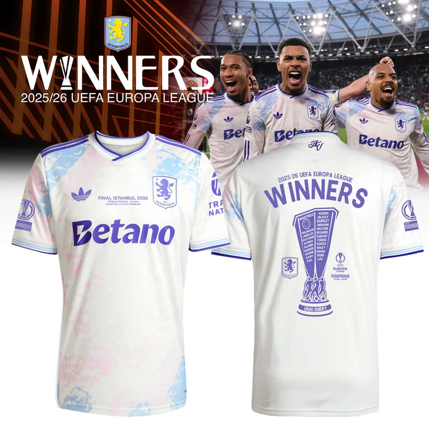 AVL x 26 UEL Winners 3D Apparel V18 DATND TANTD 220526