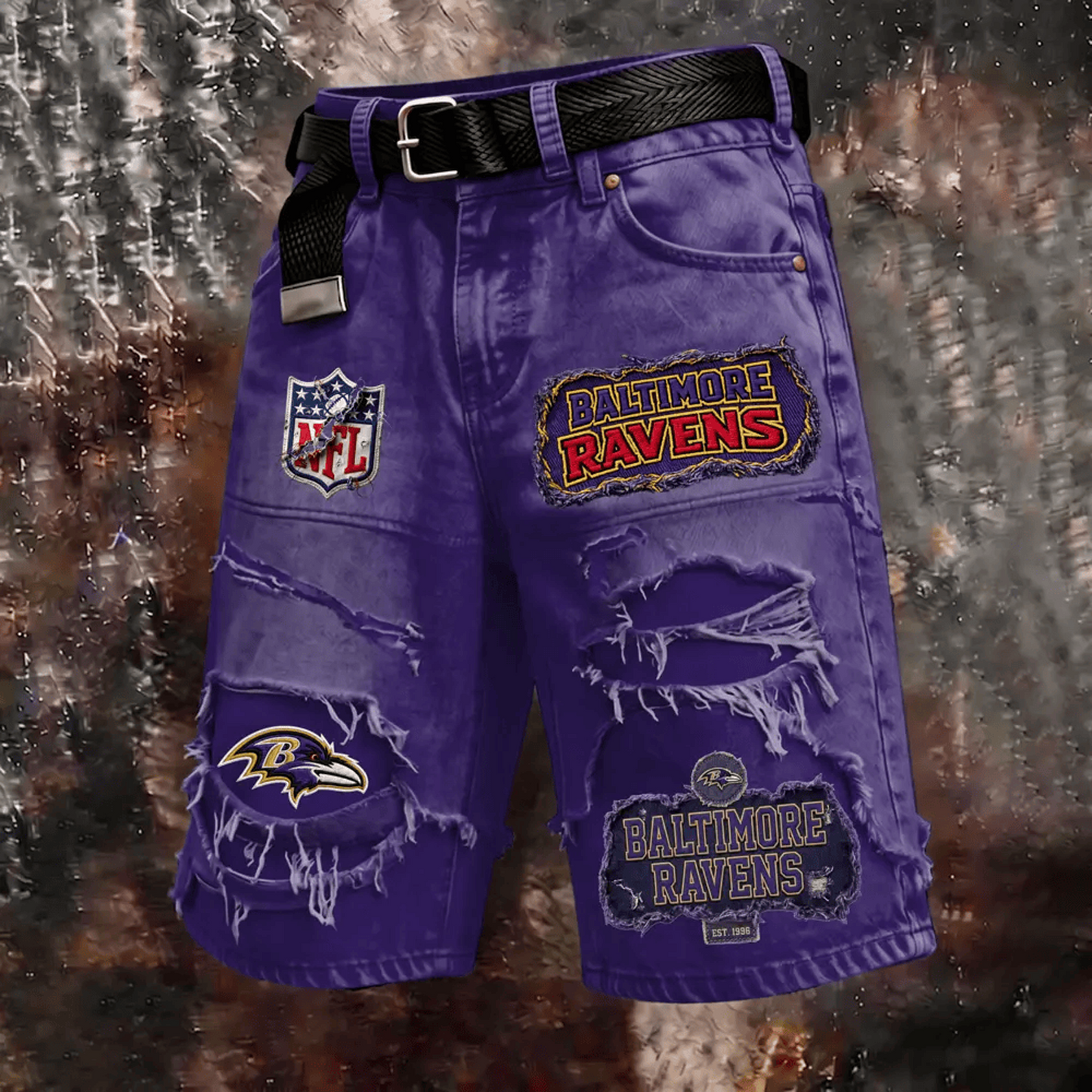 BAL x NFL New Cargo Shorts V1 DATND TANTD 080626